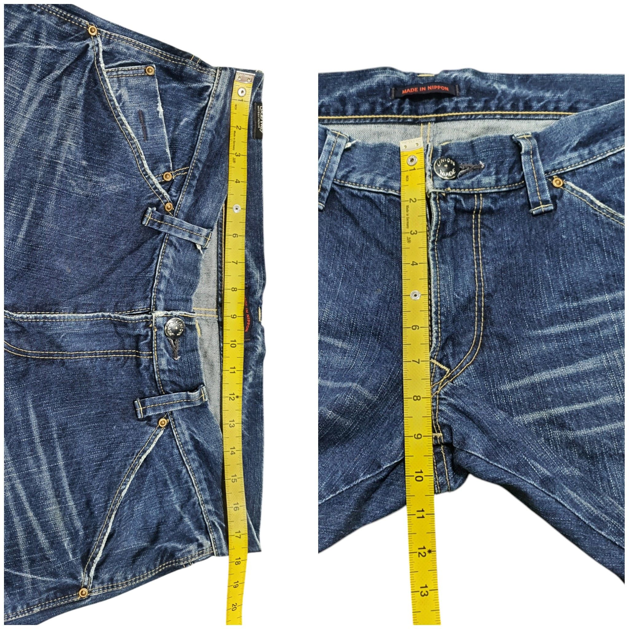 Japanese Brand BLUEWAY 35”/36.5” CARGO JEANS Size US 35 - 8 Thumbnail