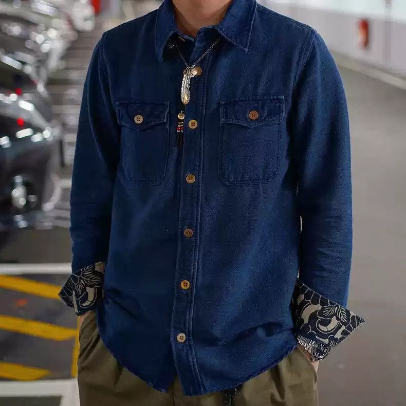 Visvim ICT BANDANA BLACK ELK FLANNEL SHIRT