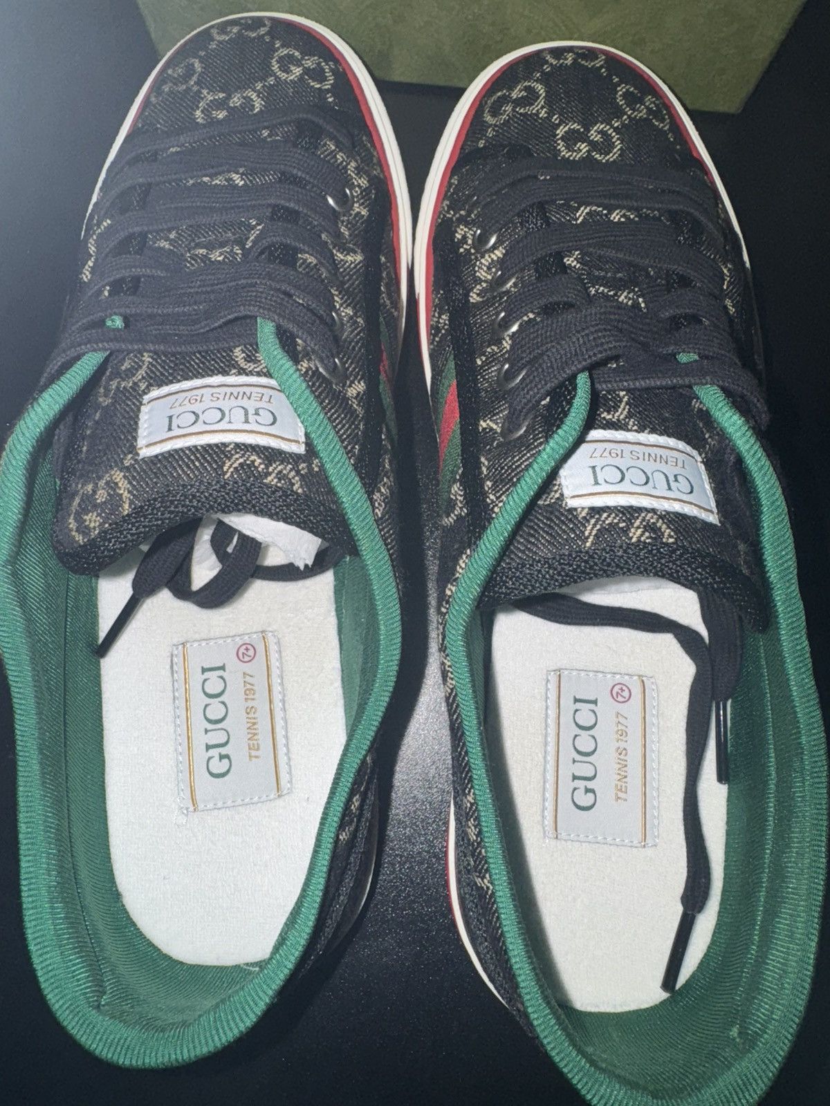 Designer × Gucci Gucci Tennis 1977 GG Logo Sneakers size 7+ - US 10 Size US 10 / EU 43 - 7 Thumbnail