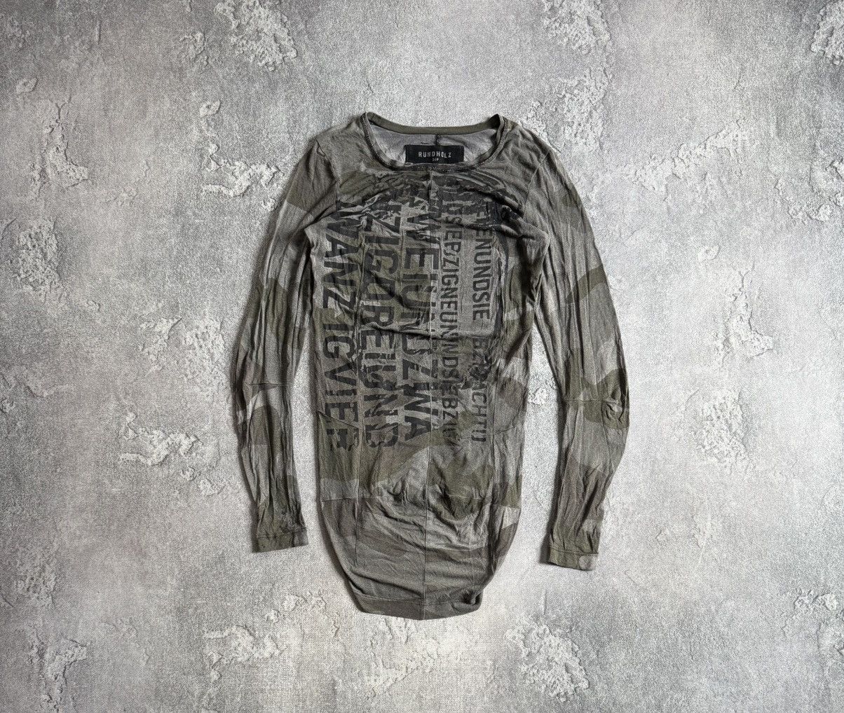 Rundholz Rundholz DIP camouflage avantgarde dress 👗long sleeve retro Size S / US 4 / IT 40 - 5 Thumbnail