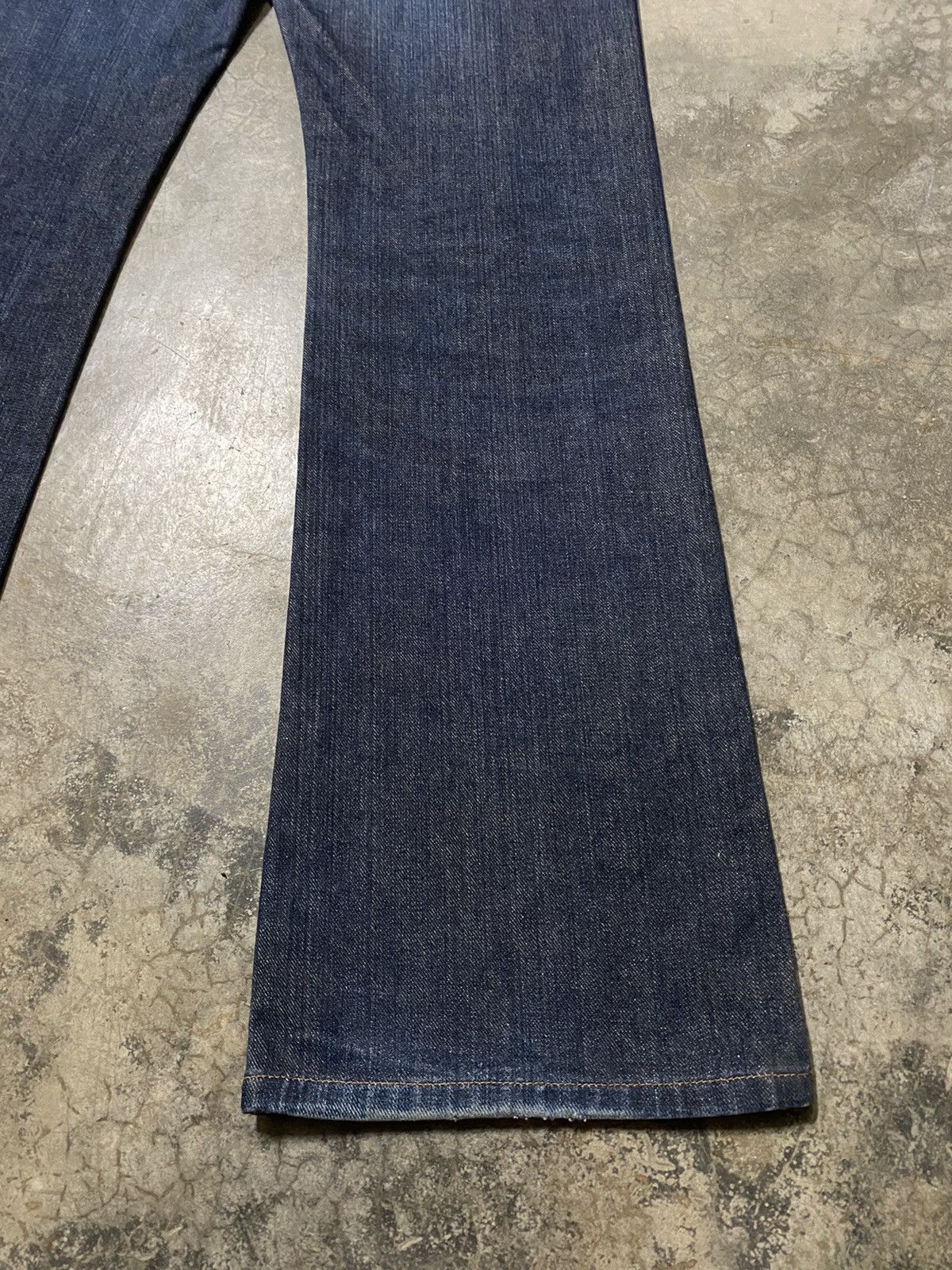 Japanese Brand × Jean × Lee Flare Jeans Vintage Lee Rider Rusty Denim @7 Size US 30 / EU 46 - 4 Thumbnail