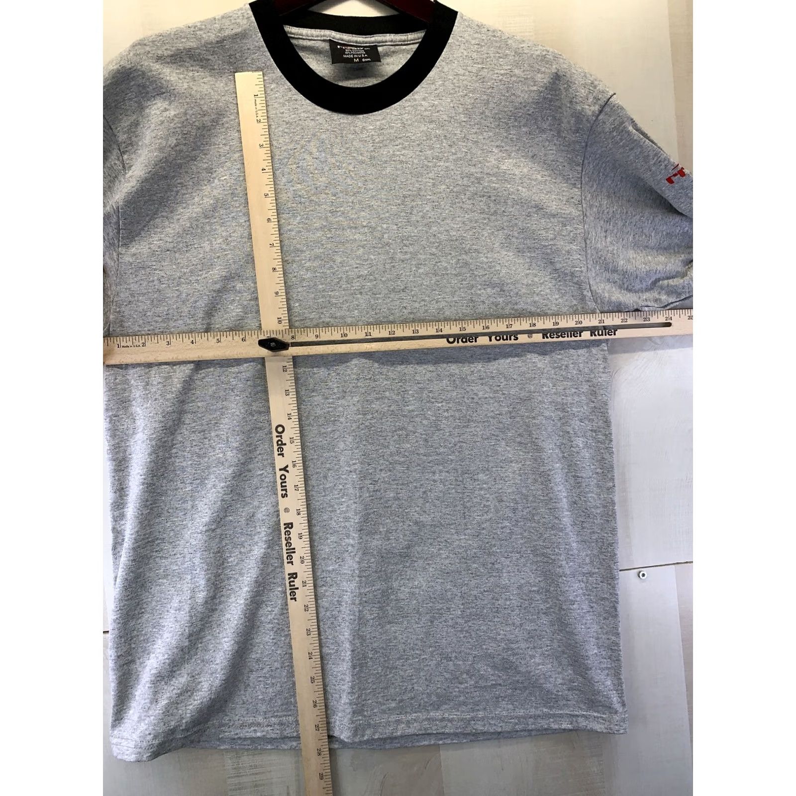 Red Wing VINTAGE Rival 90s Ringer Shirt Mens Short Sleeve Crew Neck Embroidered Red Wings M Gray Size US M / EU 48-50 / 2 - 3 Thumbnail