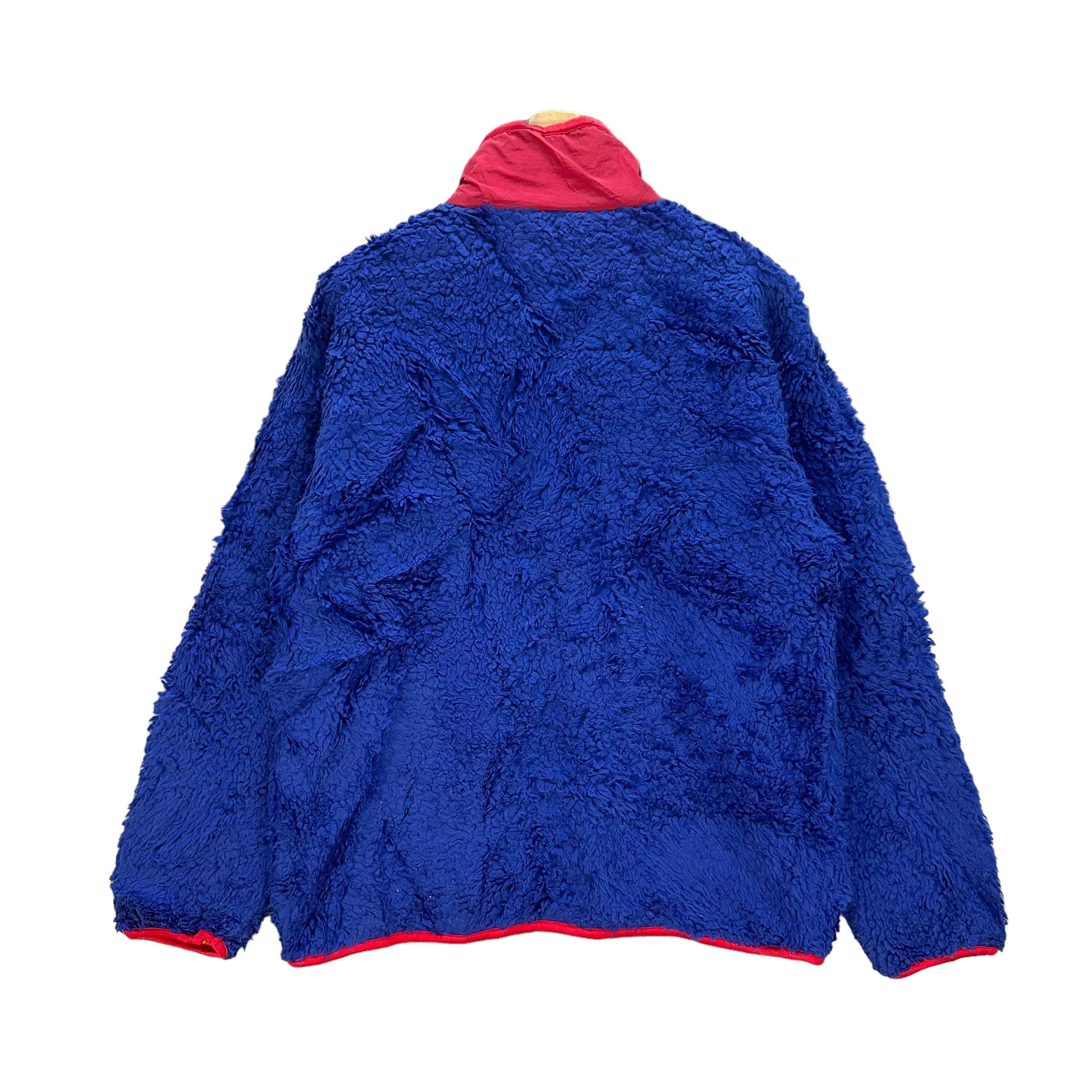 Japanese Brand NEVER SEEN THING DEEP PILE FLEECE JACKET RETRO X #8955-042 Size US M / EU 48-50 / 2 - 9 Thumbnail
