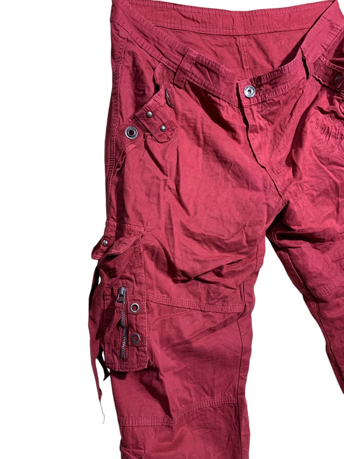 If Six Was Nine × Japanese Brand × Seditionaries 🔥RED TACTICAL SIX POCKETS PANTS W38 Size US 38 / EU 54 - 3 Thumbnail