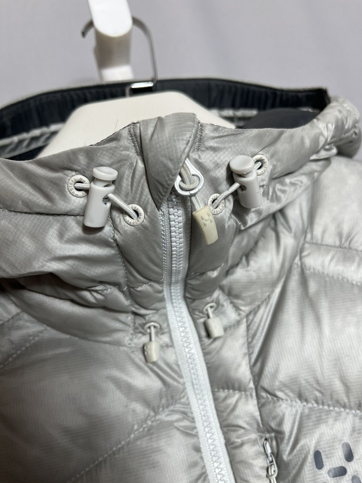 Haglofs Haglöfs Essens Down Hood Silver Womans Jacket Down 800 Size XL / US 12-14 / IT 48-50 - 4 Thumbnail