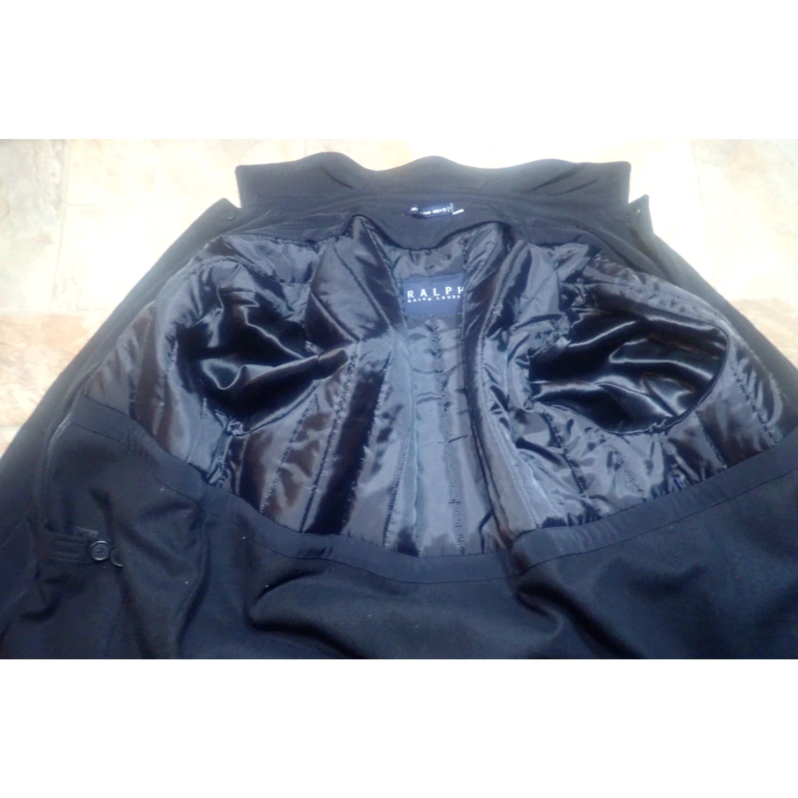 Ralph Lauren Ralph Lauren Coat Mens Large Black Rain Stain Repellent Lining Removable Lining Size US L / EU 52-54 / 3 - 5 Thumbnail