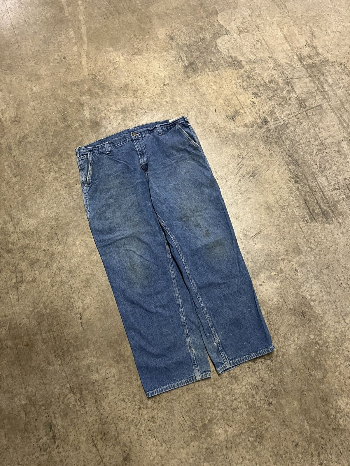 Carhartt × Vintage Carhartt baggy cargo pants skater hype rare workwear Size US 38 / EU 54 - 5 Thumbnail