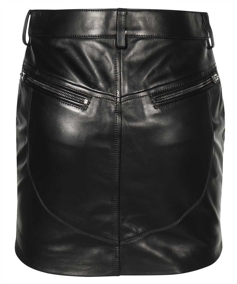 Tom Ford o1w1db10225 GCL848 Leather Mini Skirt in Black Size 30" / US 8 / IT 44 - 2 Thumbnail