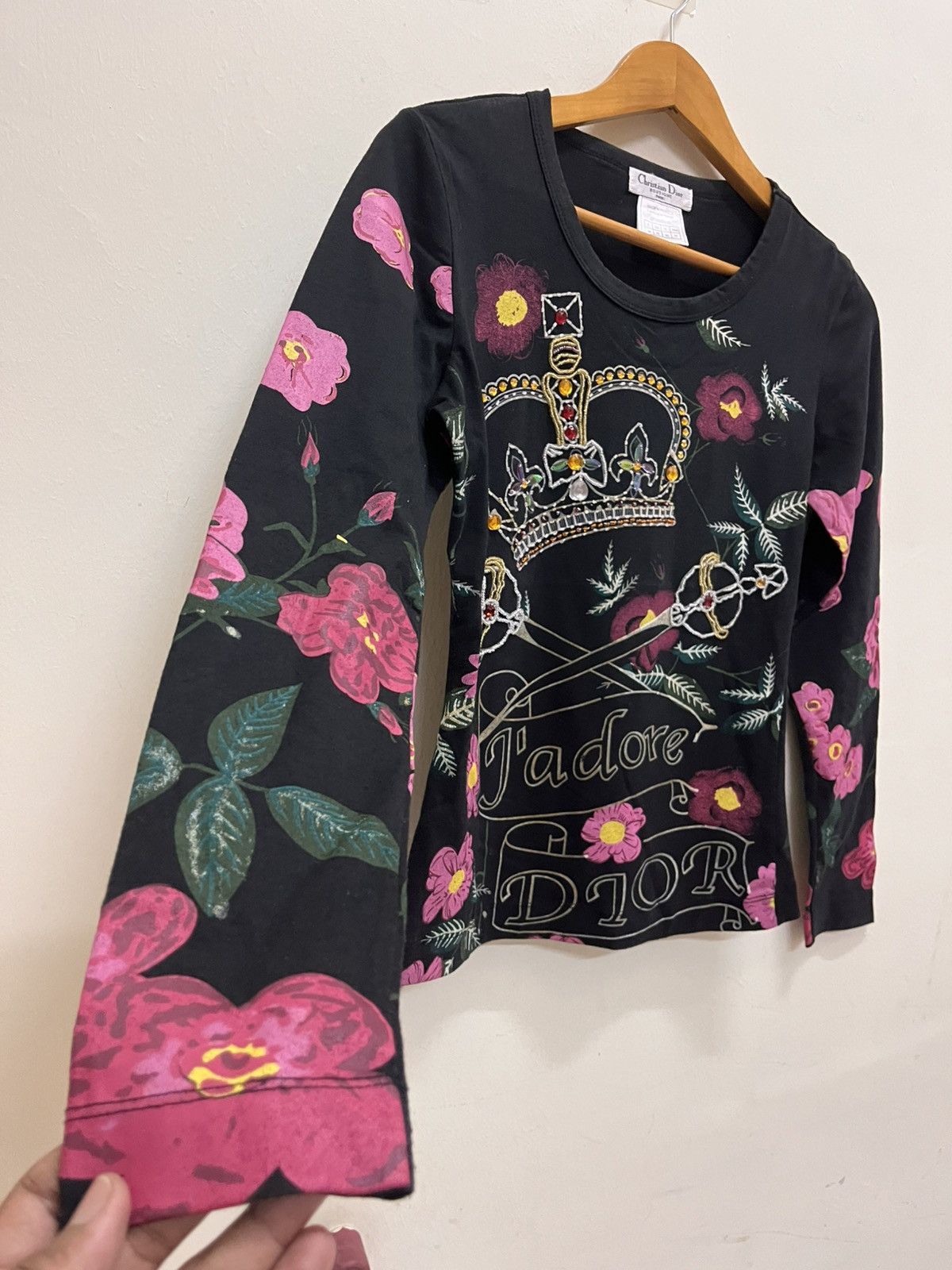 Christian Dior Monsieur Vintage Christian Dior Fullprint Shirt Size M / US 6-8 / IT 42-44 - 9 Thumbnail