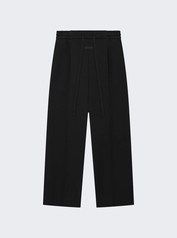 Fear of God o1mle0326 Drawstring Wide Leg Pants in Black Size US 32 / EU 48 - 1 Thumbnail