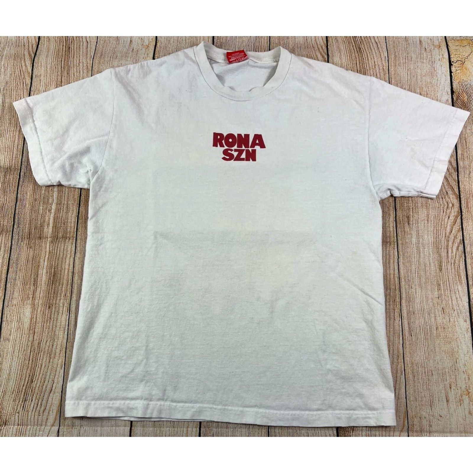 Vintage Full Send Rona Szn Jaws Nelk Boys White T Shirt Size Large Size US M / EU 48-50 / 2 - 2 Thumbnail