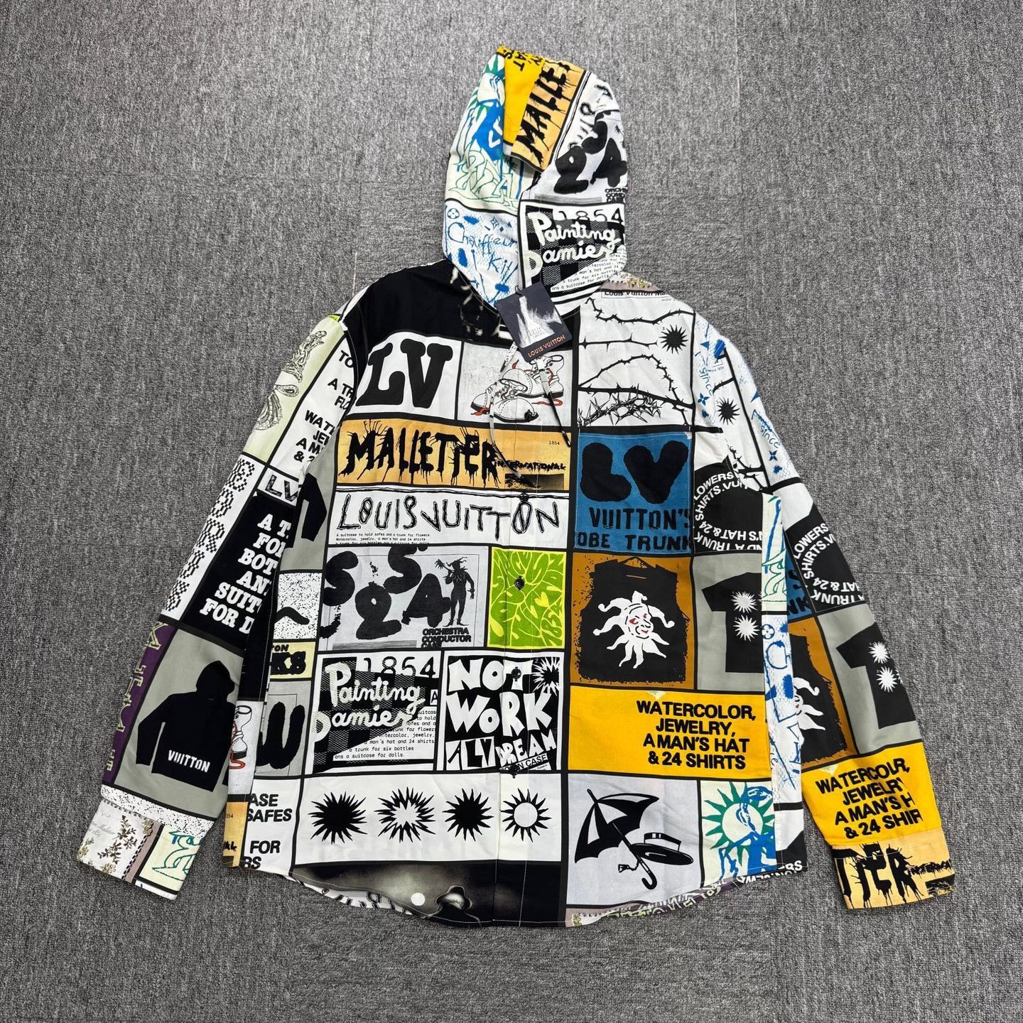 Louis Vuitton louis vuitton comic patchwork shirt Size US XL / EU 56 / 4 - 1 Thumbnail