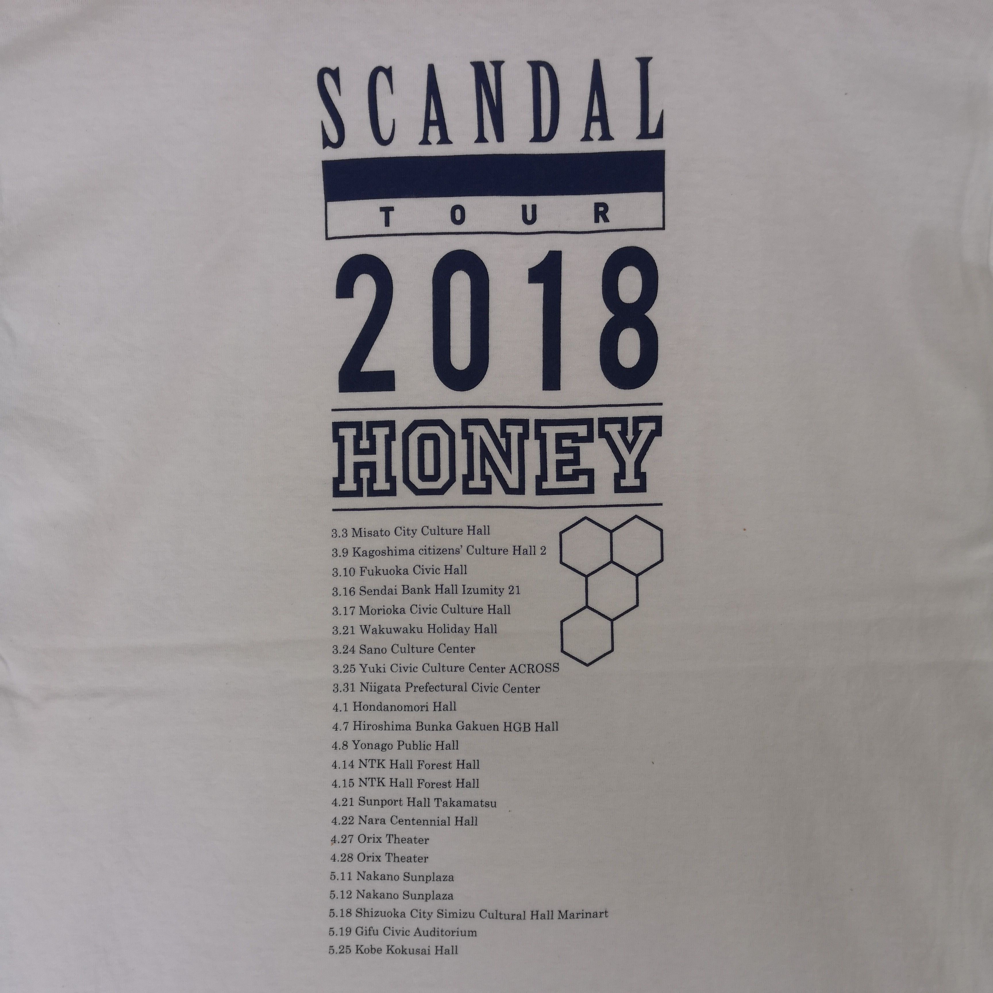 Japanese Brand Scandal Tour 2018 Honey T-Shirt Polo Bear Crewneck Tees Size US L / EU 52-54 / 3 - 3 Thumbnail
