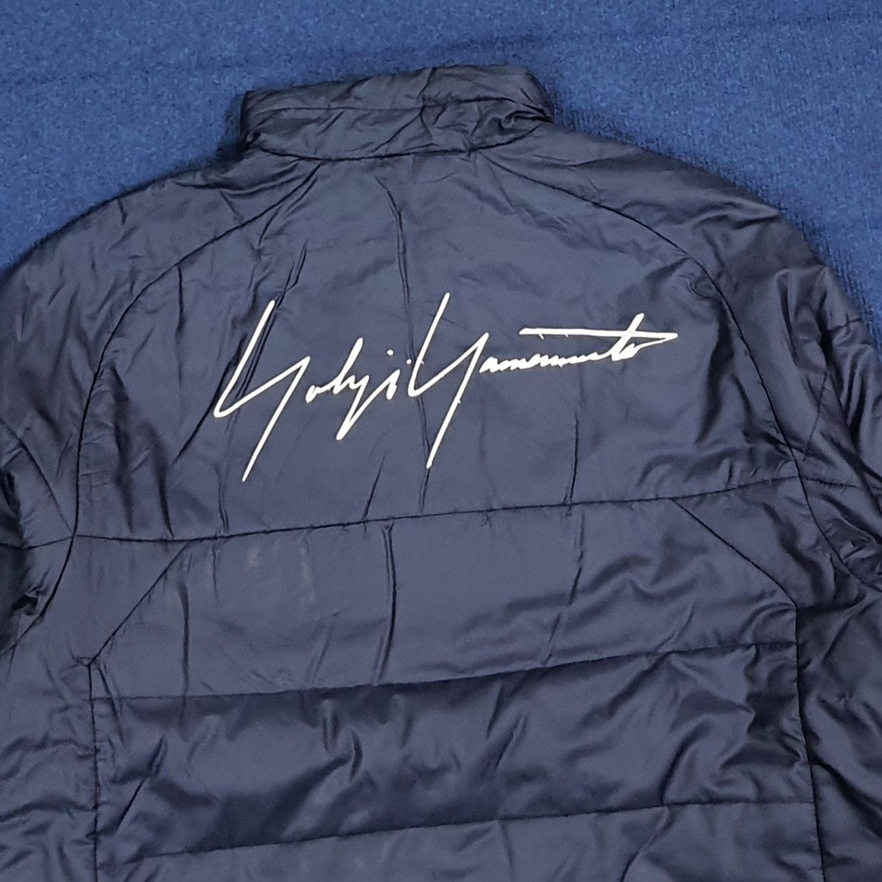 Adidas Vintage Adidas Puffer Custom Yohji Logo Jacket C275N24 Size US M / EU 48-50 / 2 - 2 Thumbnail