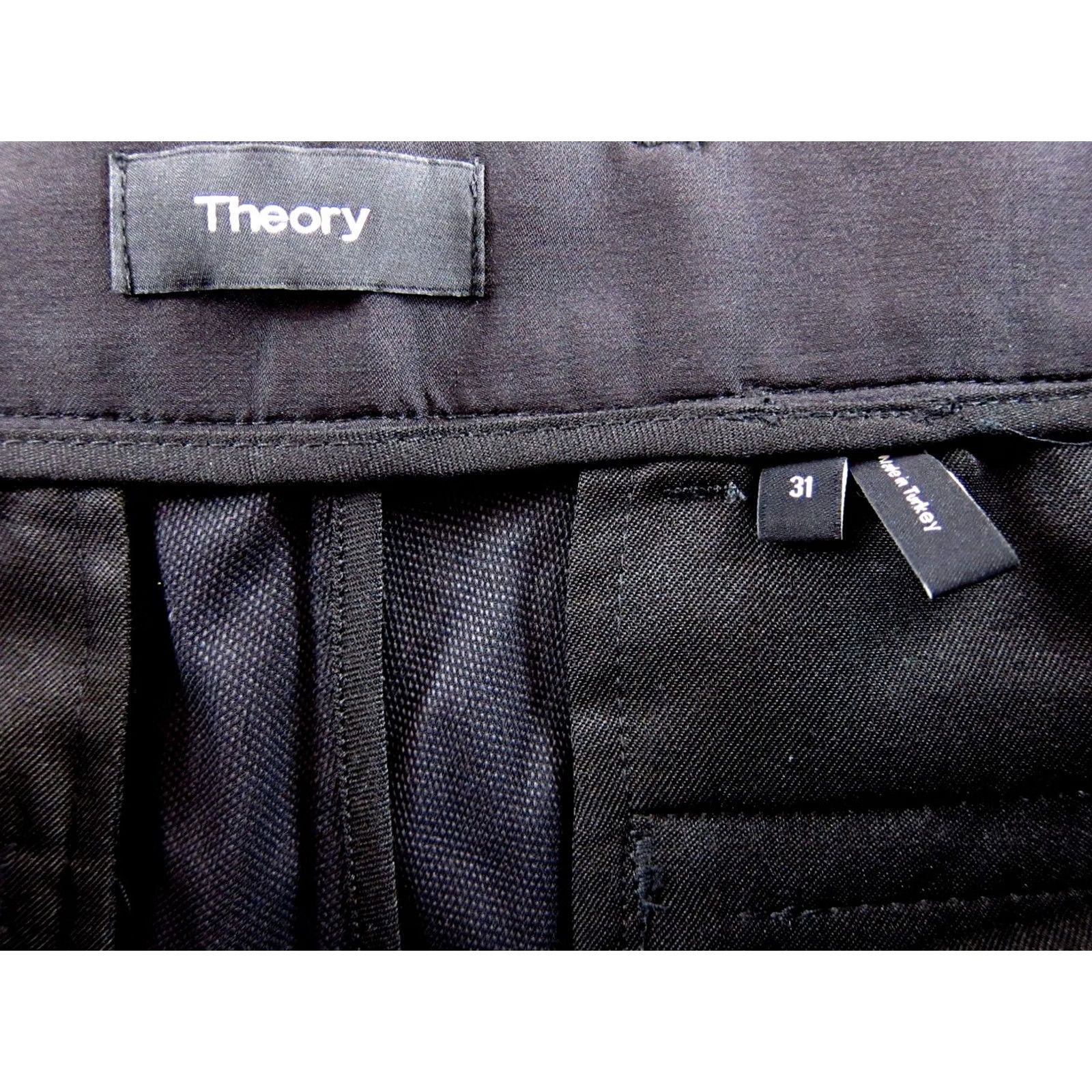 Theory Theory Black Nylon Movement 4 Pocket Chino Shorts Men 31 Size US 31 - 3 Thumbnail
