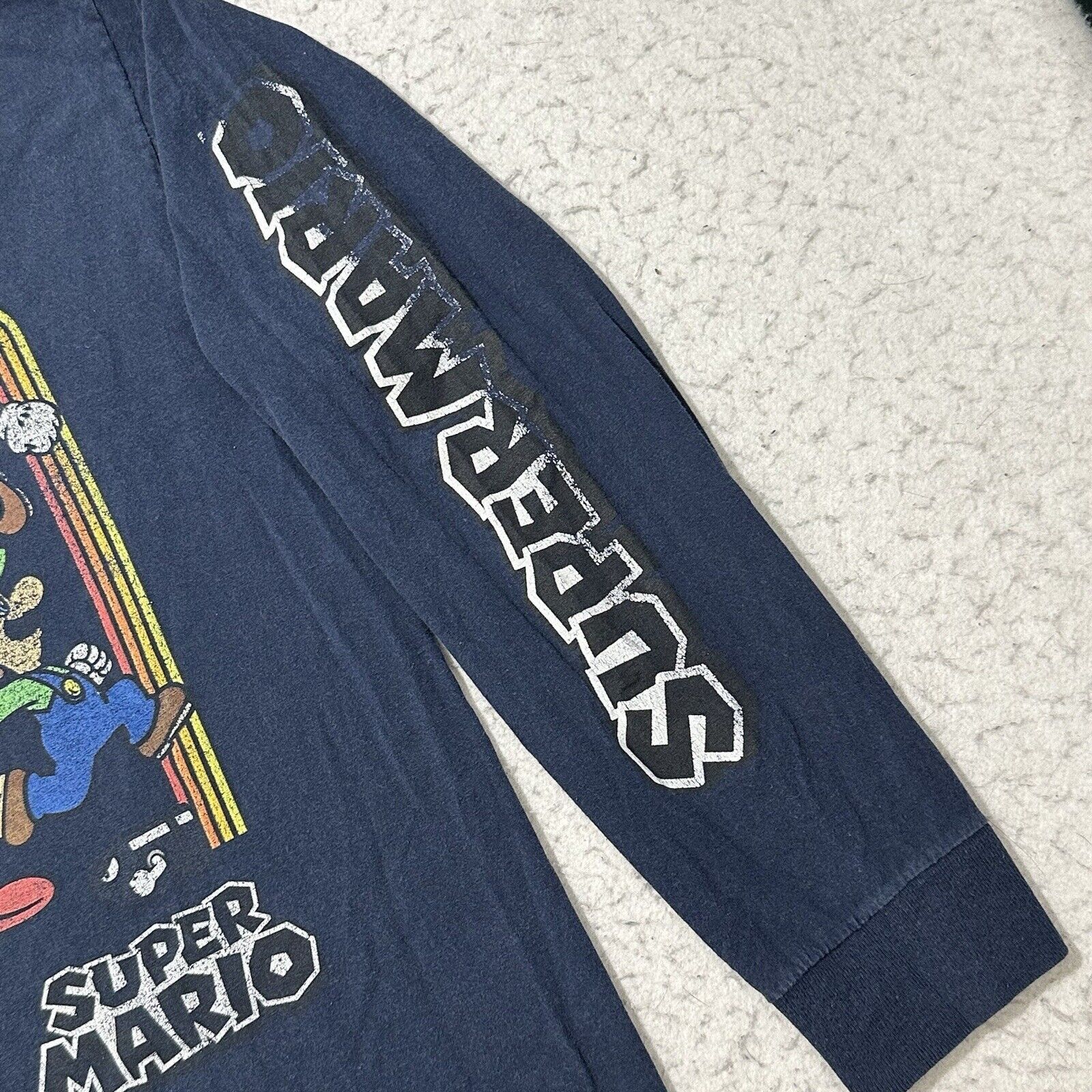 Nintendo Super Mario Medium Navy Blue Mario Luigi Graphic T Shirt Size US M / EU 48-50 / 2 - 5 Thumbnail