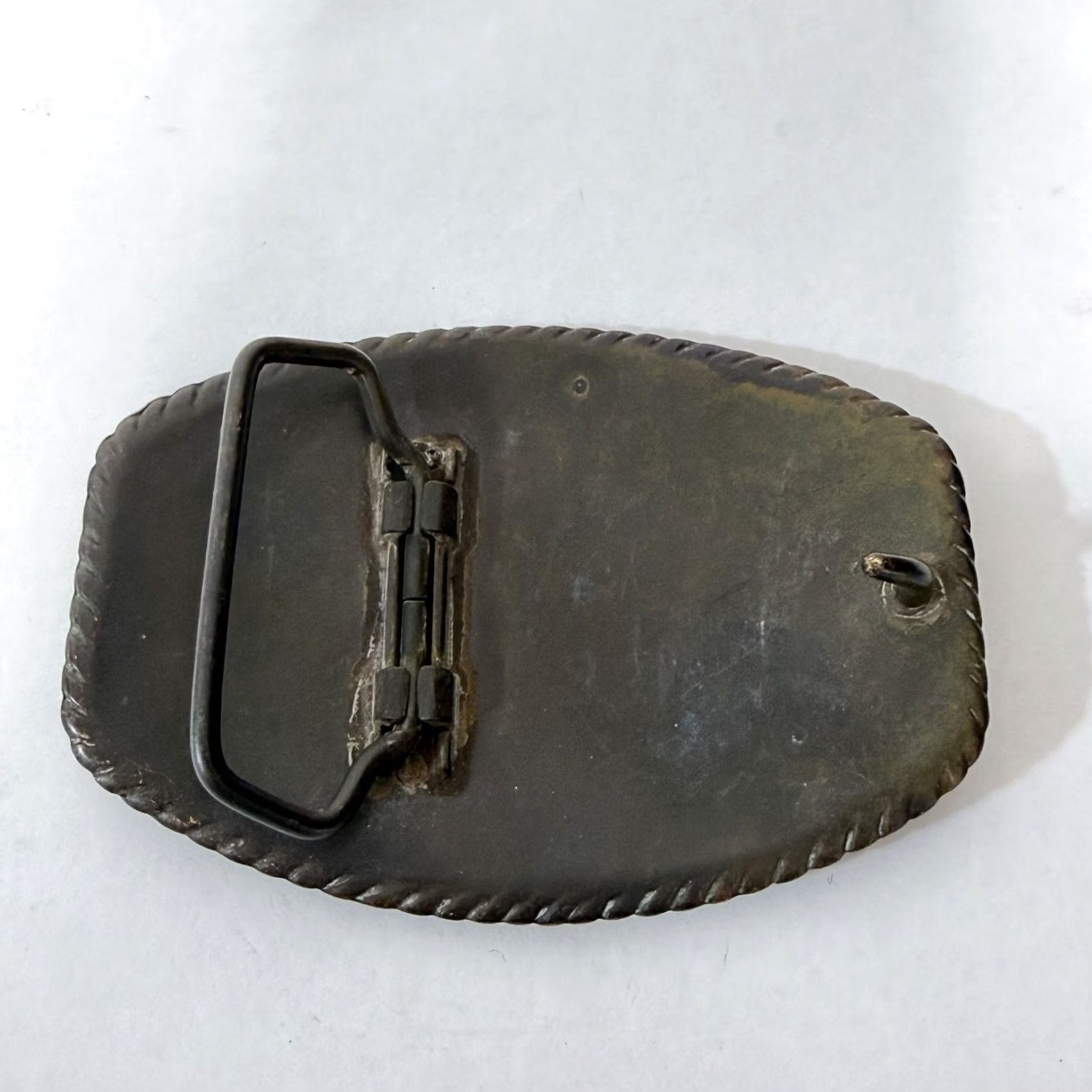 Vintage Antique Brass Southwestern Patina Finish Western Cross Belt Buckle Belt Buckle Size ONE SIZE - 5 Thumbnail