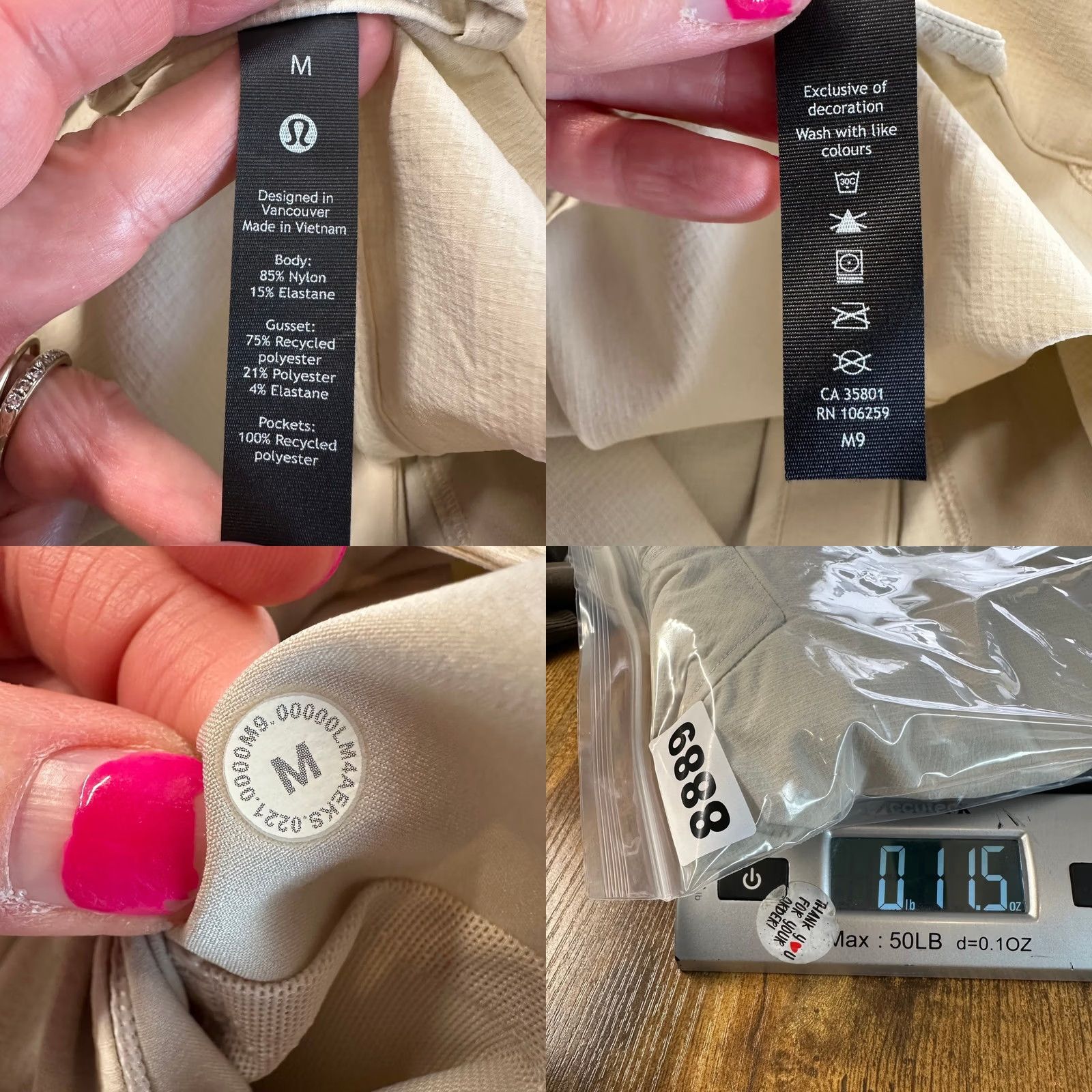 Lululemon Lululemon Expeditionist Windbreaker Jacket Bone White Full Zip Running Medium Mens Jacket Windbreaker Breathable Quick Dry Lightweight Size US M / EU 48-50 / 2 - 8 Thumbnail