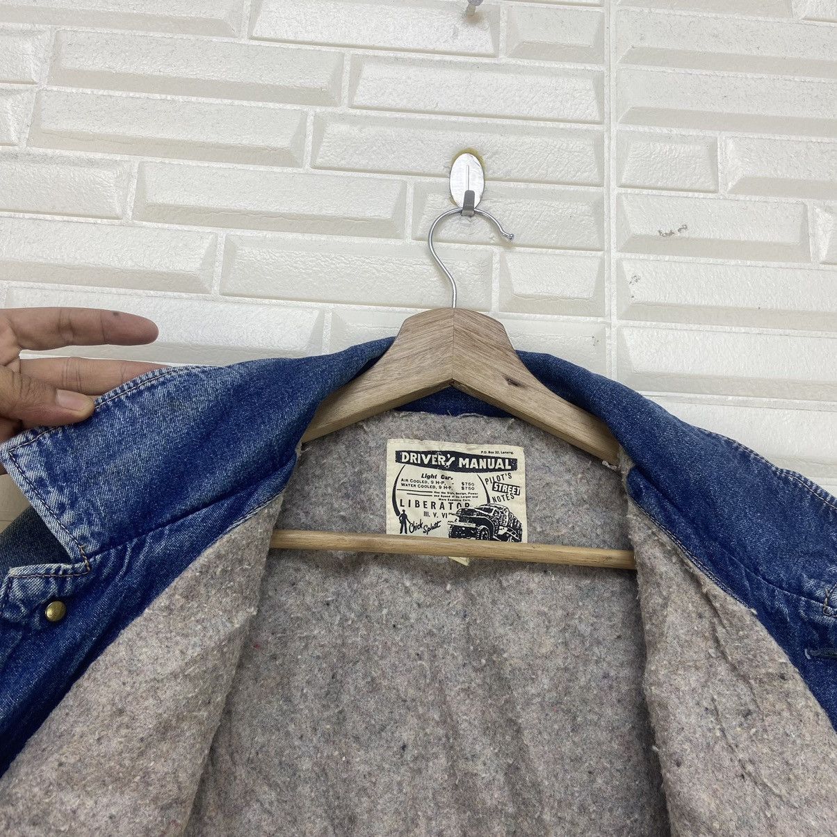 Japanese Brand Vtg G.L Heart Lansing Driver’s Manual Denim Trucker Jacket Size US M / EU 48-50 / 2 - 22 Thumbnail