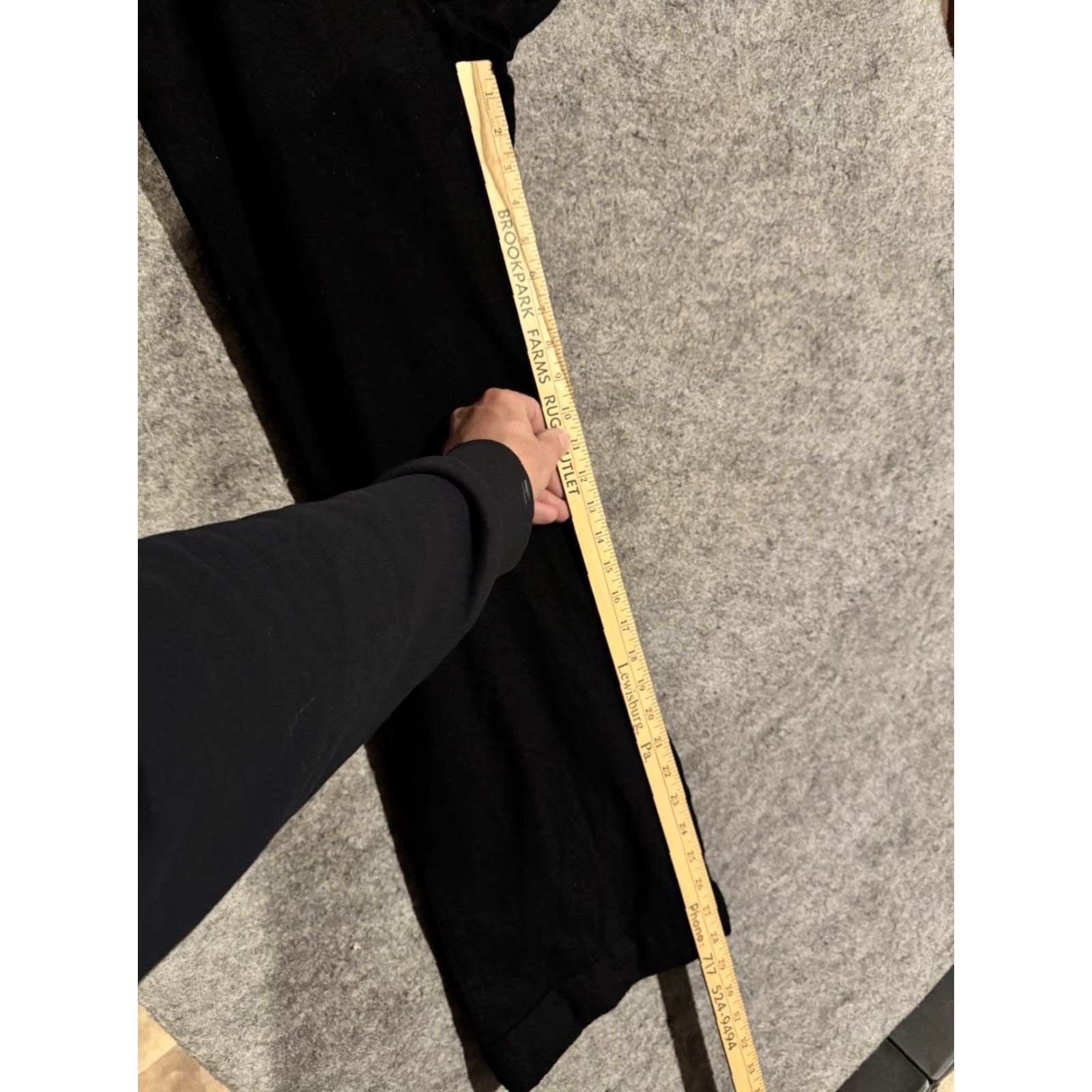 Banana Republic VINTAGE Banana Republic Martin-Fit Pants Womens Size 4 Stretch Office Chic 2009 Elegant Black Wool Spandex Size 27" / US 4 / IT 40 - 5 Thumbnail