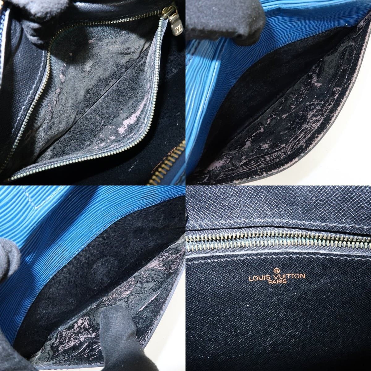 Louis Vuitton Louis Vuitton Epi Jeune Fille Shoulder Bag Leather Blue Size ONE SIZE - 7 Thumbnail