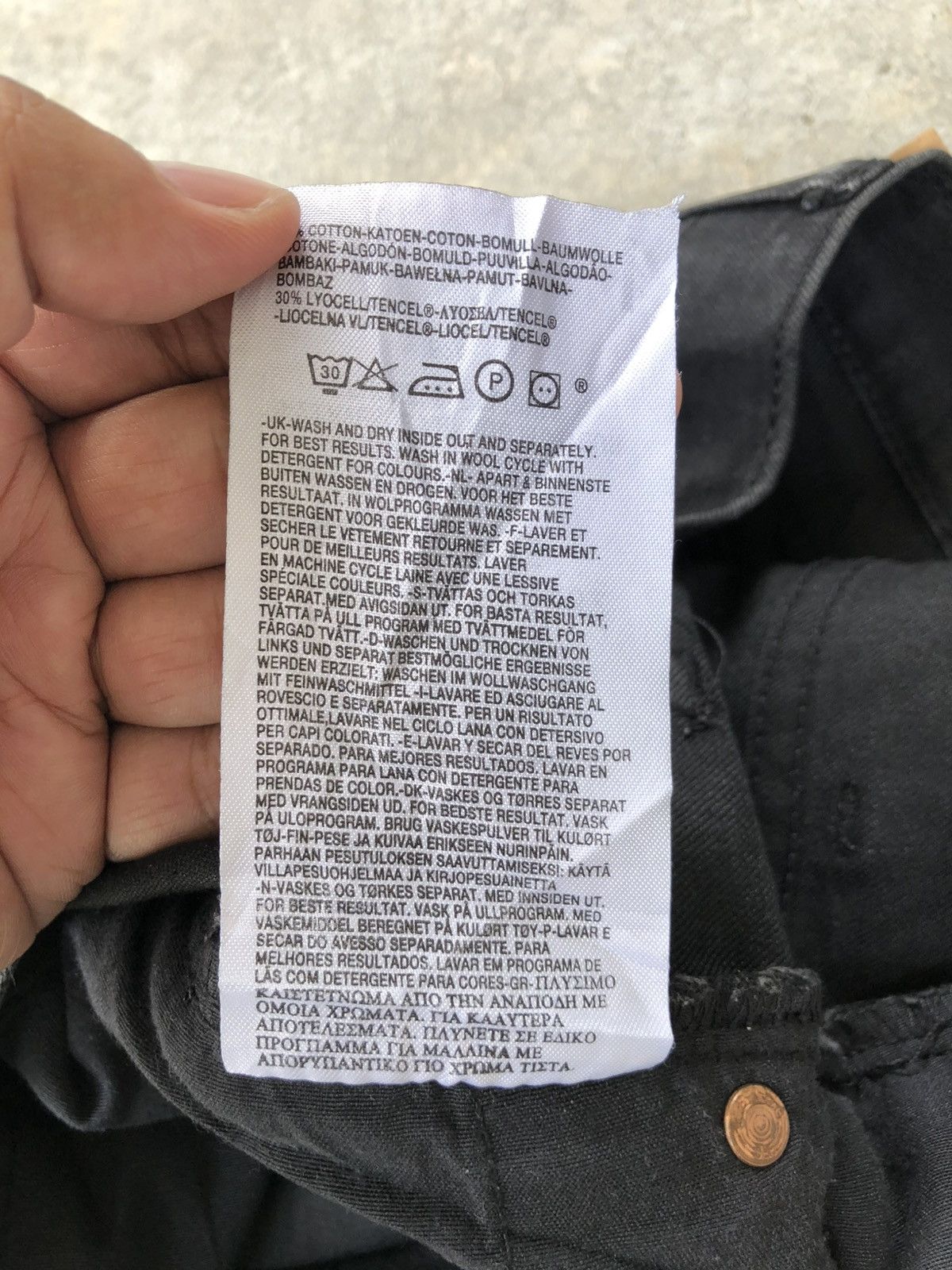If Six Was Nine Y2k Levi’s Flared Jeans Distressed Denim 507 Size US 32 / EU 48 - 19 Thumbnail