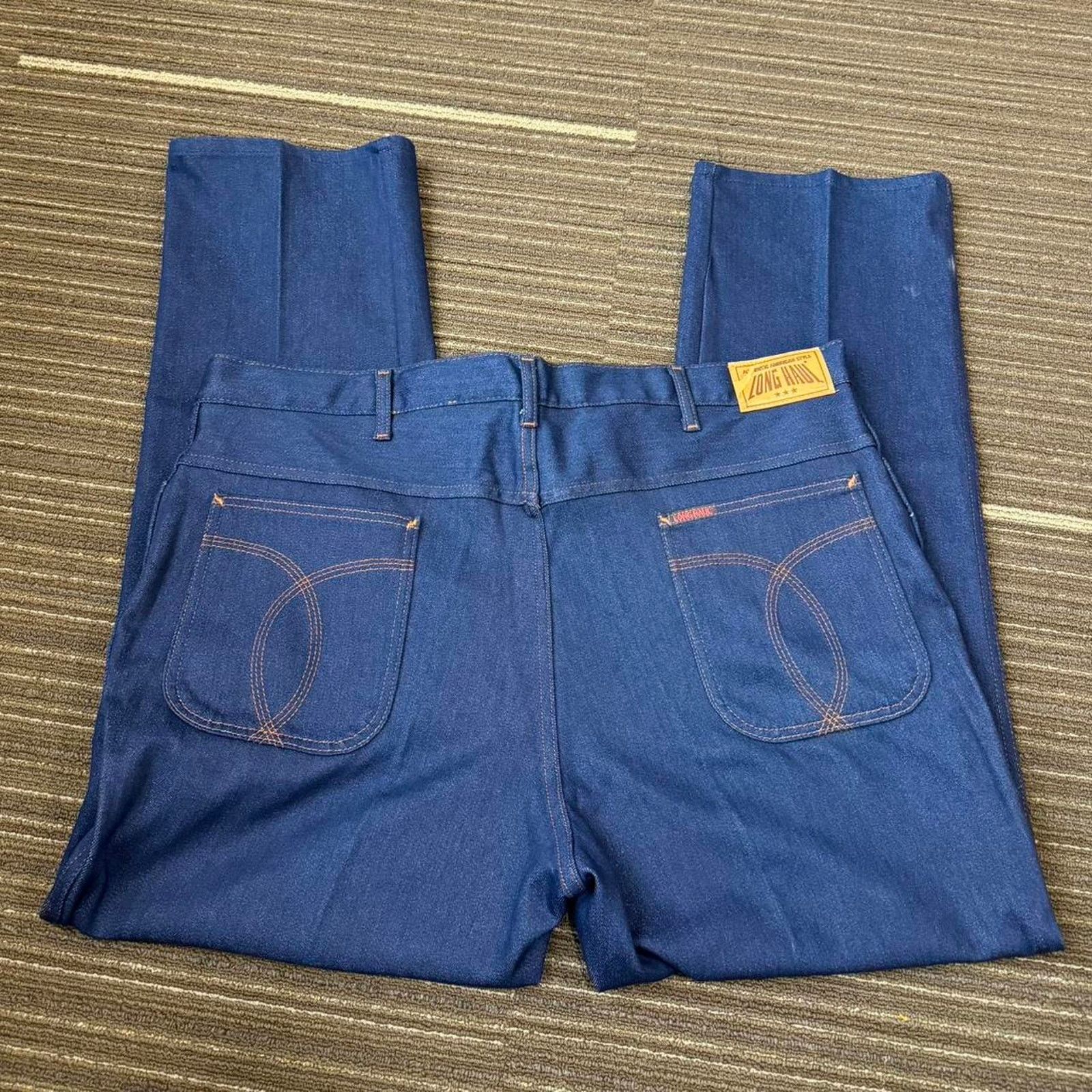 JNCO × Vintage Vintage 80s Made in USA baggy "Long Haul" Denim Jeans Size US 44 / EU 60 - 3 Thumbnail