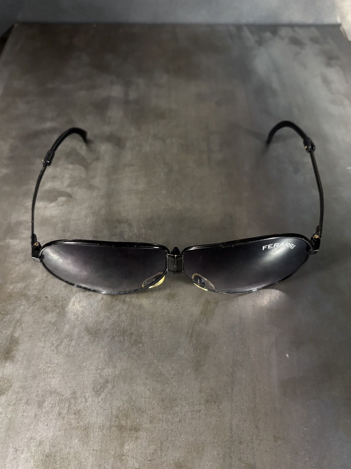 Vintage Vintage Ferrari Sunglasses Folding Aviators Car 1980s 1990s Size ONE SIZE - 13 Thumbnail