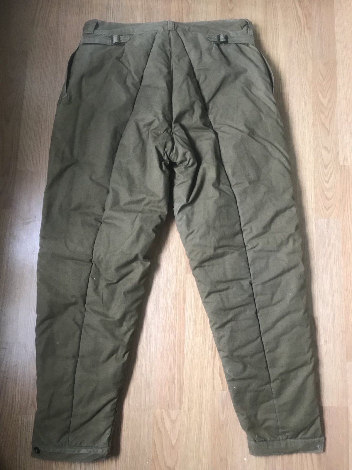 Vintage 1970s Soviet Union USSR Winter Military Army Pants Size M Size US 34 / EU 50 - 4 Thumbnail