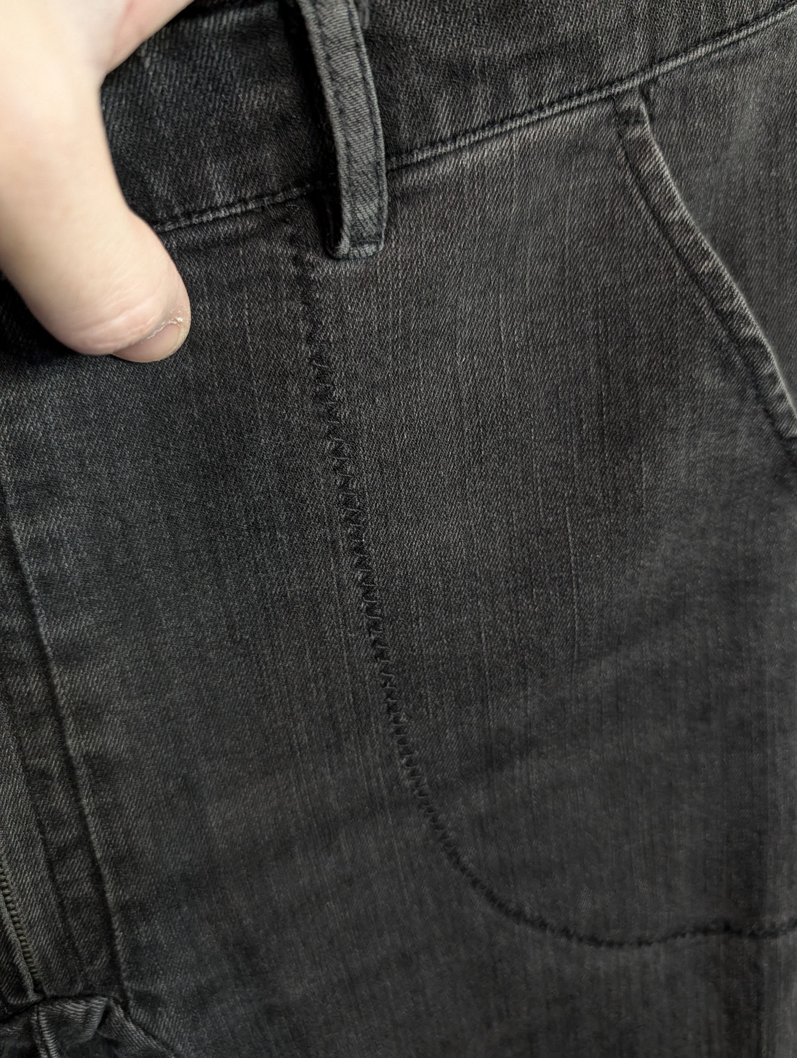 The Row Visible zipper zigzag stitch flare zip ankle denim jeans Size 28" / US 6 / IT 42 - 6 Thumbnail