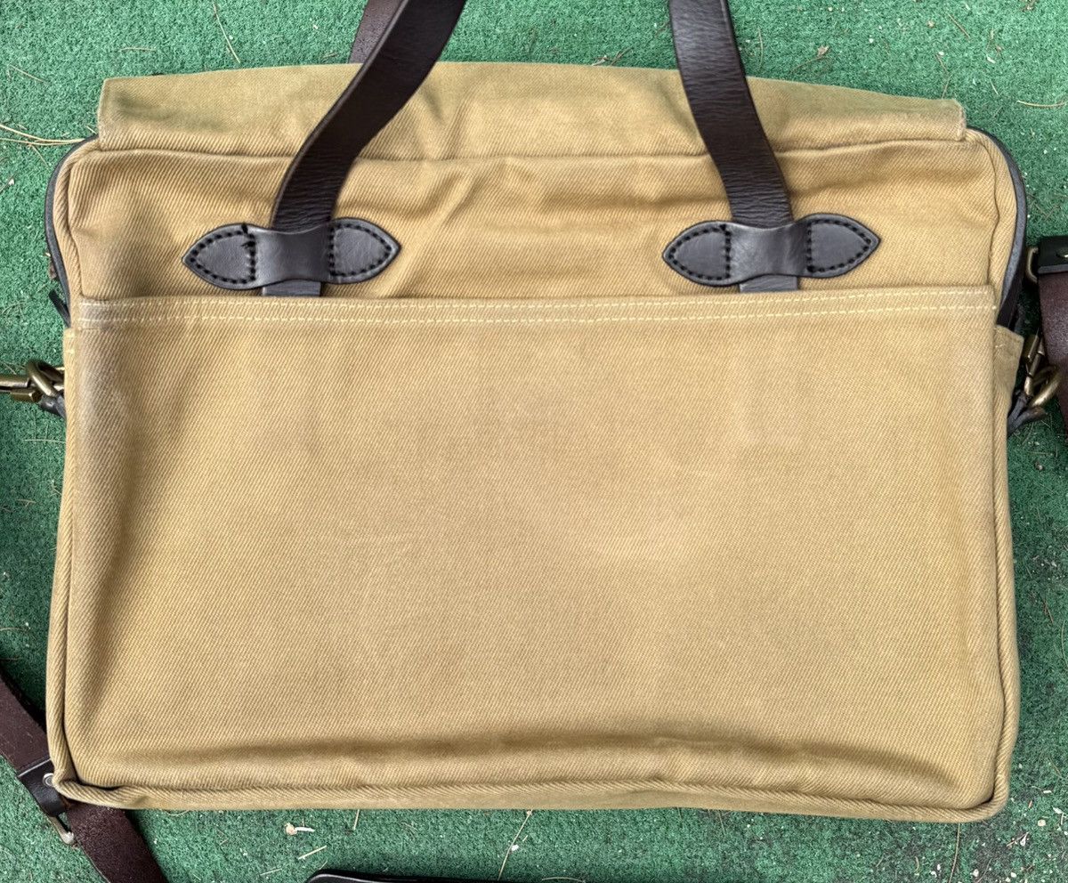 Filson Filson 256 Tan Briefcase USA Older OG Tag Size ONE SIZE - 3 Thumbnail