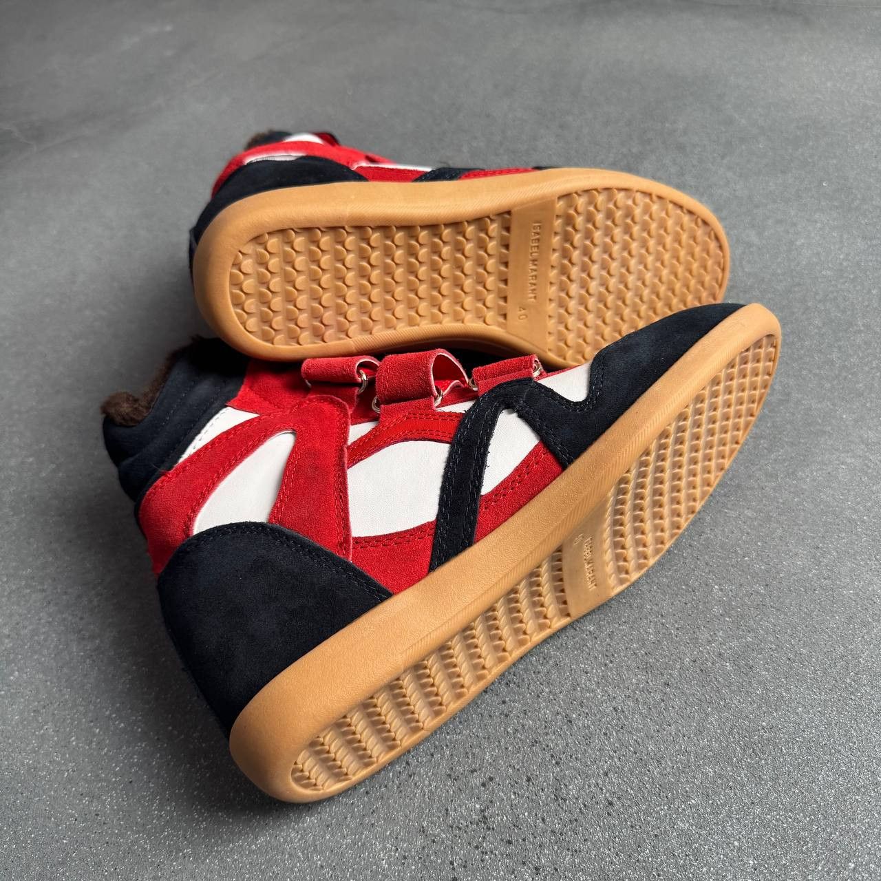 Japanese Brand × Vintage Amazing Vintage Hi Top Wedge Sneakers Size US 10 / IT 40 - 7 Thumbnail