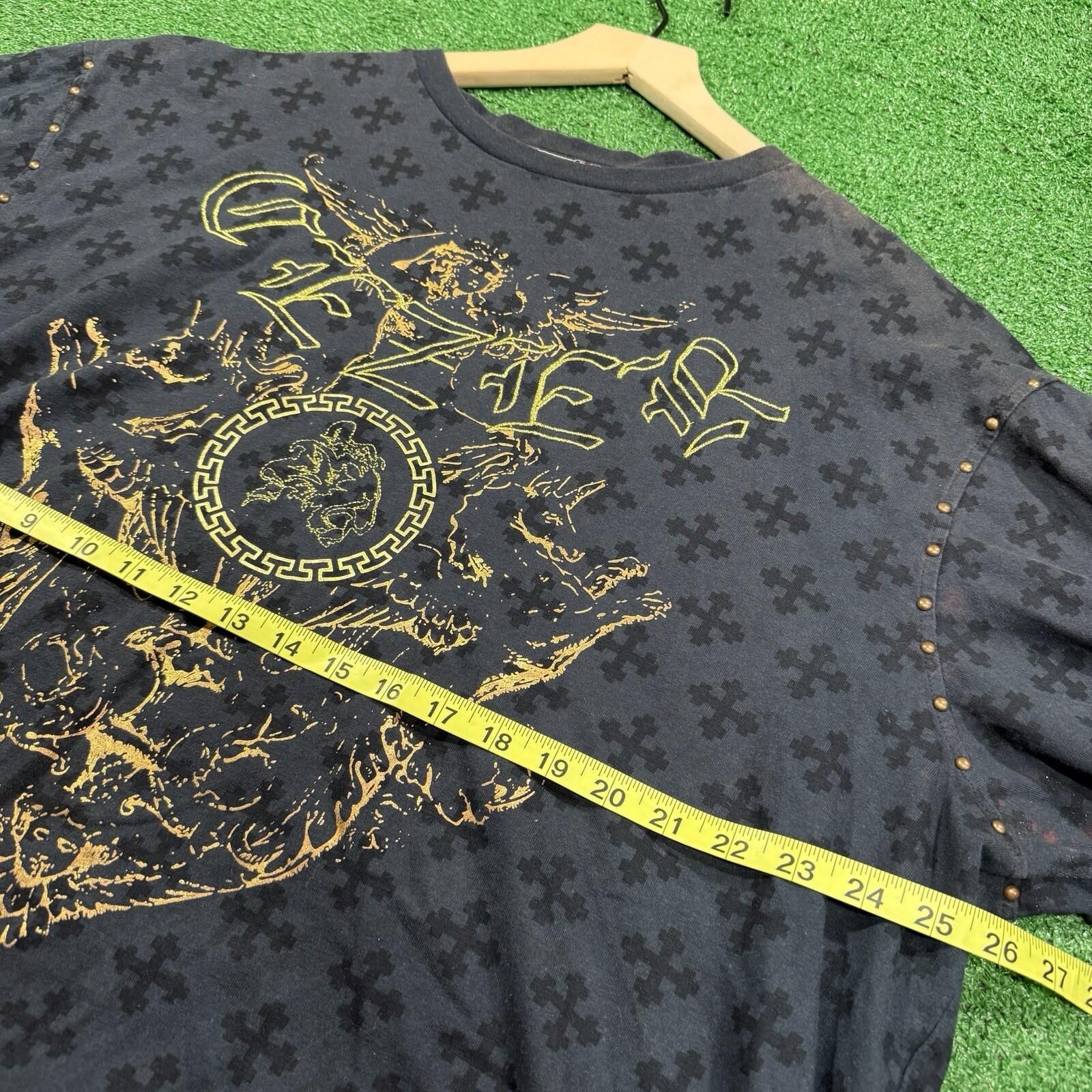 Cedarwood State CEZER Jewelius Y2K Long Sleeve Shirt 3XL Graphic Studded Size US XXL / EU 58 / 5 - 3 Thumbnail
