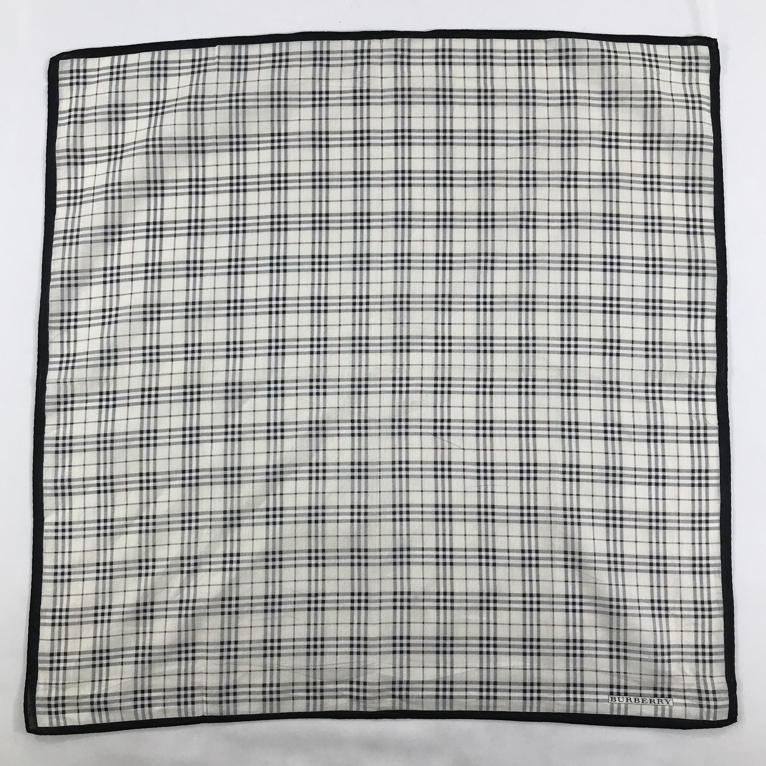 Burberry × Vintage Burberry Bandana / Handkerchief / Neckerchief - S1274 Size ONE SIZE - 1 Thumbnail