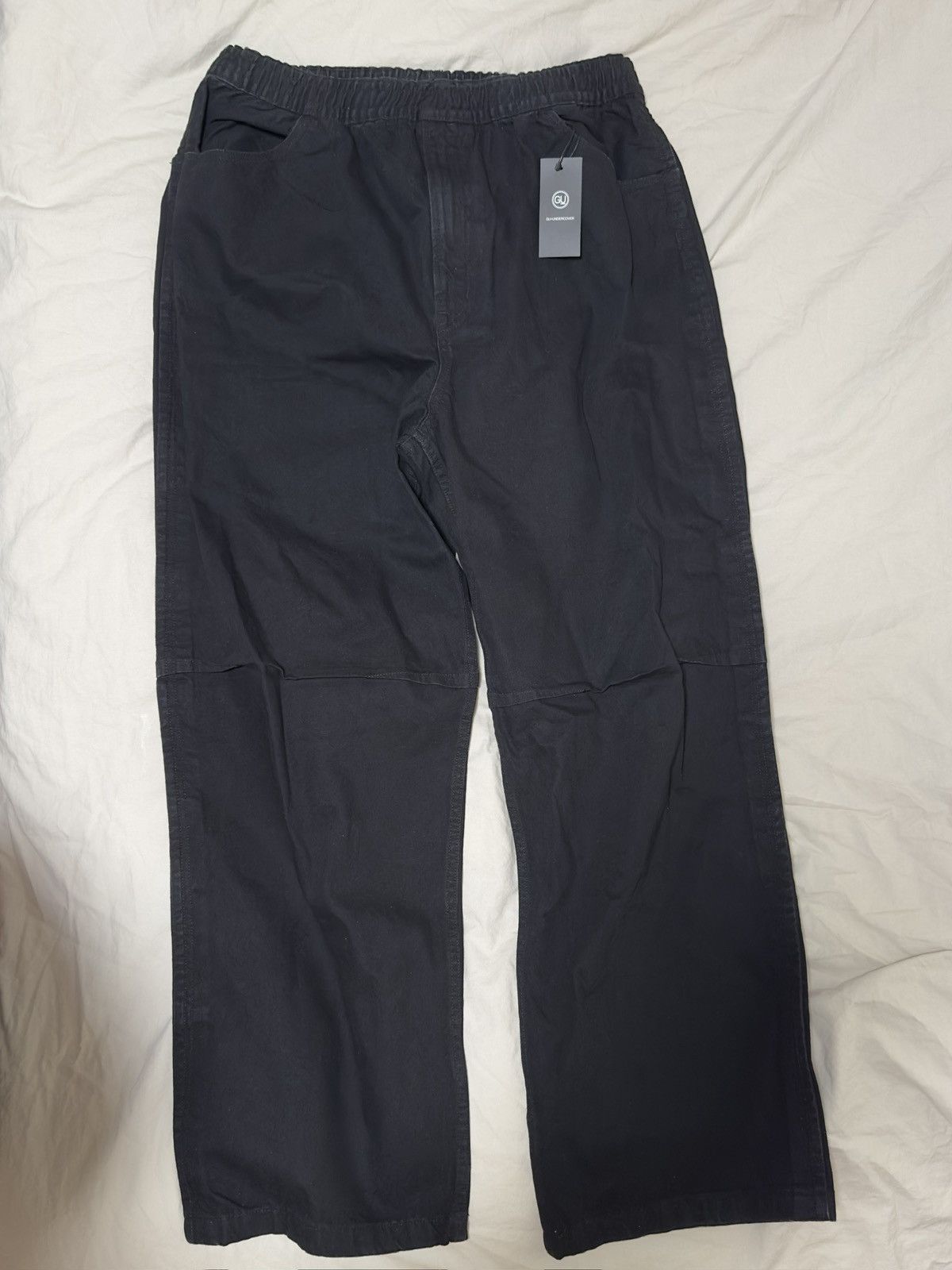 GU × Undercover GU x Undercover Denim Relaxed Pants (X-large) Size US 33 - 3 Thumbnail