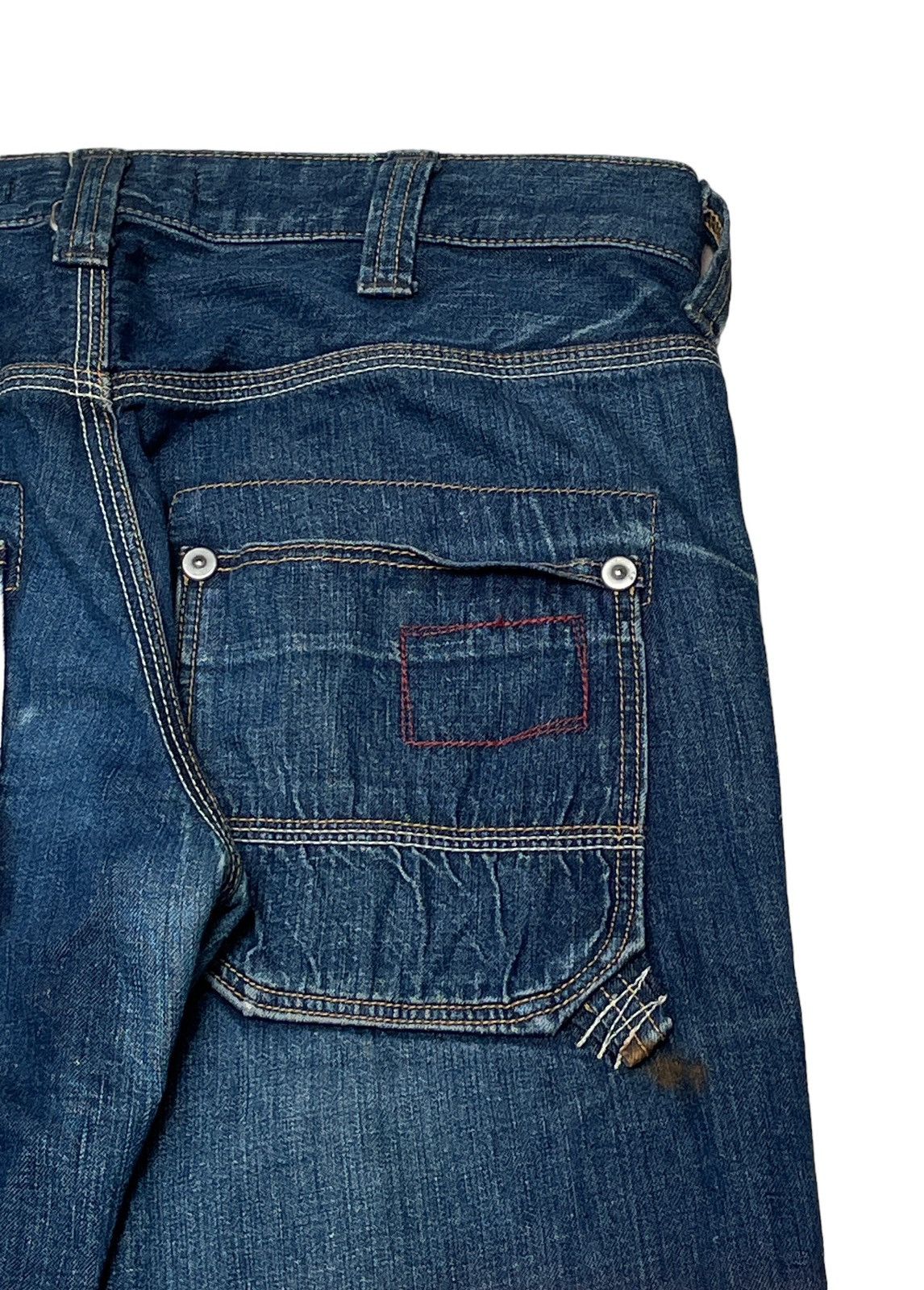 Johnbull Vintage Japanese Brand Johnbull Flared Jeans 2000s Size US 30 / EU 46 - 9 Thumbnail