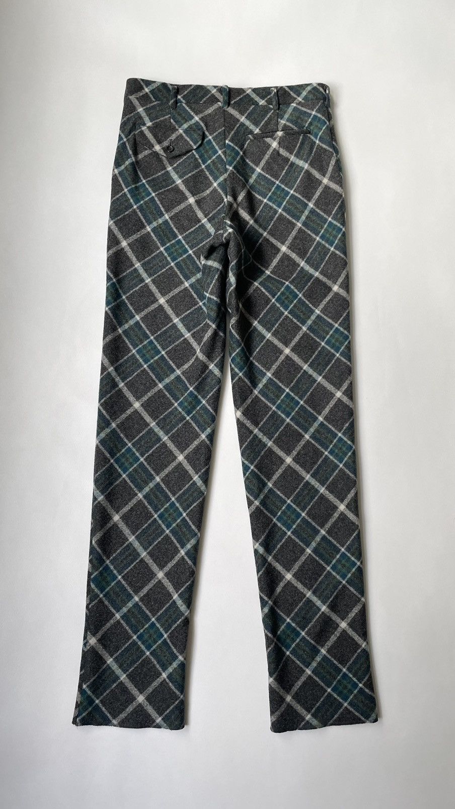 Comme des Garcons Homme Plus A/W 06 Plaid Check Wool Trousers Size US 32 / EU 48 - 11 Thumbnail