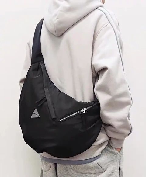 Bag Fashion hip hop side messenger bag belt bag aesthetic