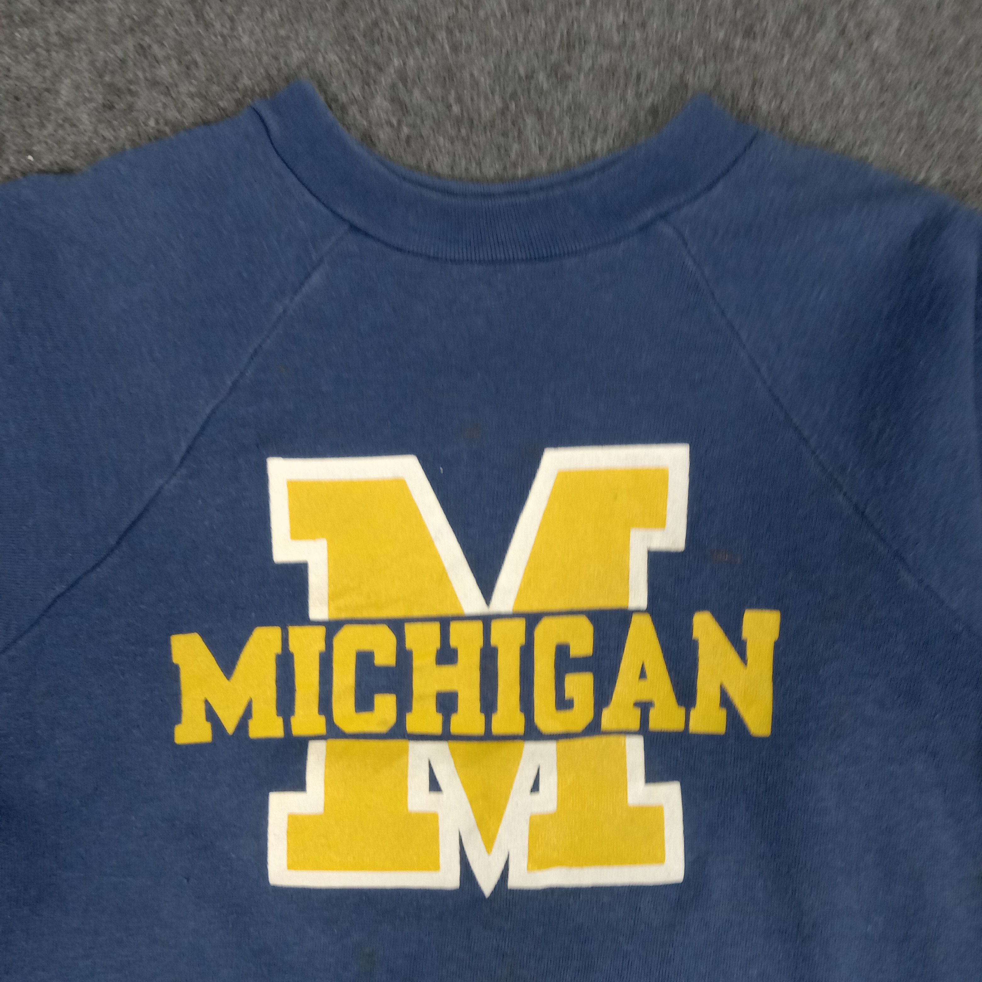 NFL × Vintage Vintage 90's Michigan American Sport Style Sweatshirt Size US XS / EU 42 / 0 - 2 Thumbnail