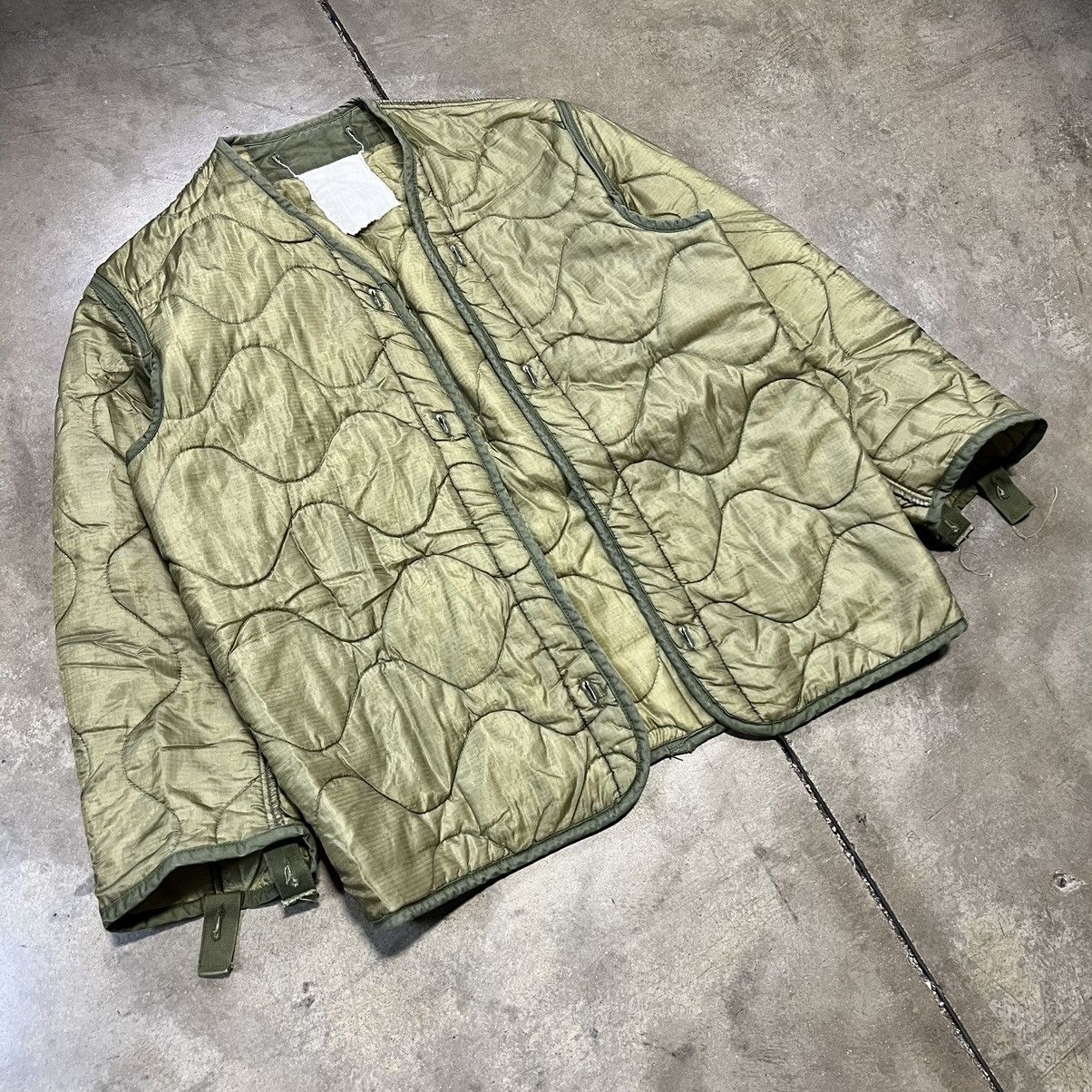 Vintage Vintage 70s 80s OG 107 Military Jacket Liner Quilted Army Size US L / EU 52-54 / 3 - 2 Thumbnail