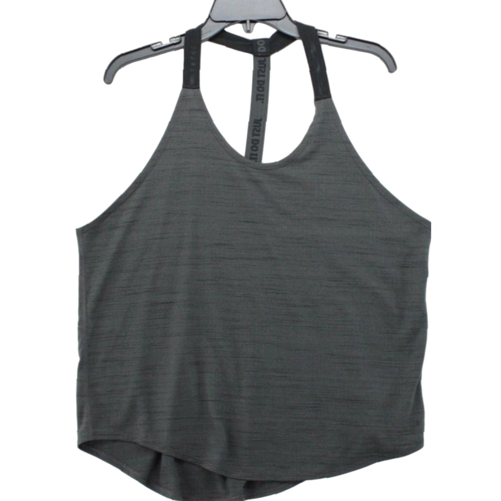 Nike VINTAGE Nike Tank Top DRI-FIT Women's Large Black JUST DO IT Straps Layering 823488 Size L / US 10 / IT 46 - 1 Thumbnail