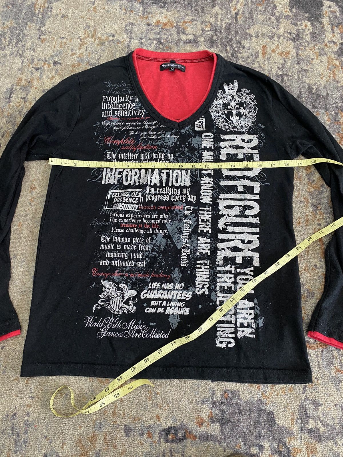 20471120 × Beauty Beast × Japanese Brand remakegear double layer poem longsleeve japan brand Size US L / EU 52-54 / 3 - 6 Thumbnail