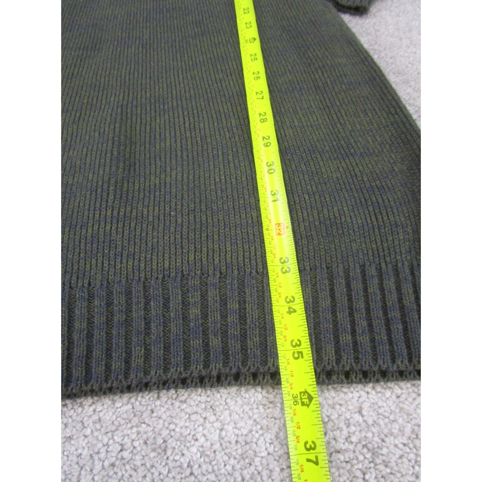Prana prAna Sweater Dress Womens Small Dark Green Knit Turtle Neck Casual Knit Dress Size S / US 4 / IT 40 - 4 Thumbnail
