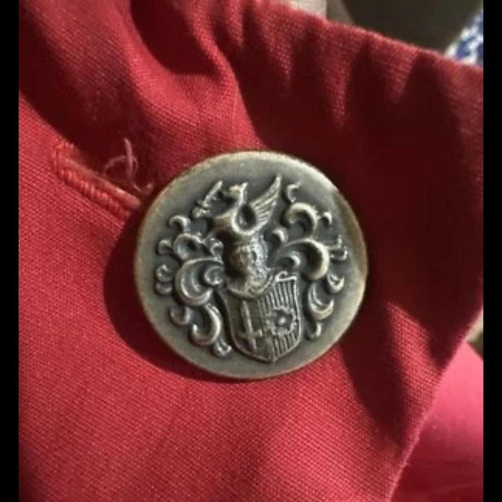 Other Vintage 1970s Gothic Heraldic Red C Cape Cloak Coat Size ONE SIZE - 3 Thumbnail