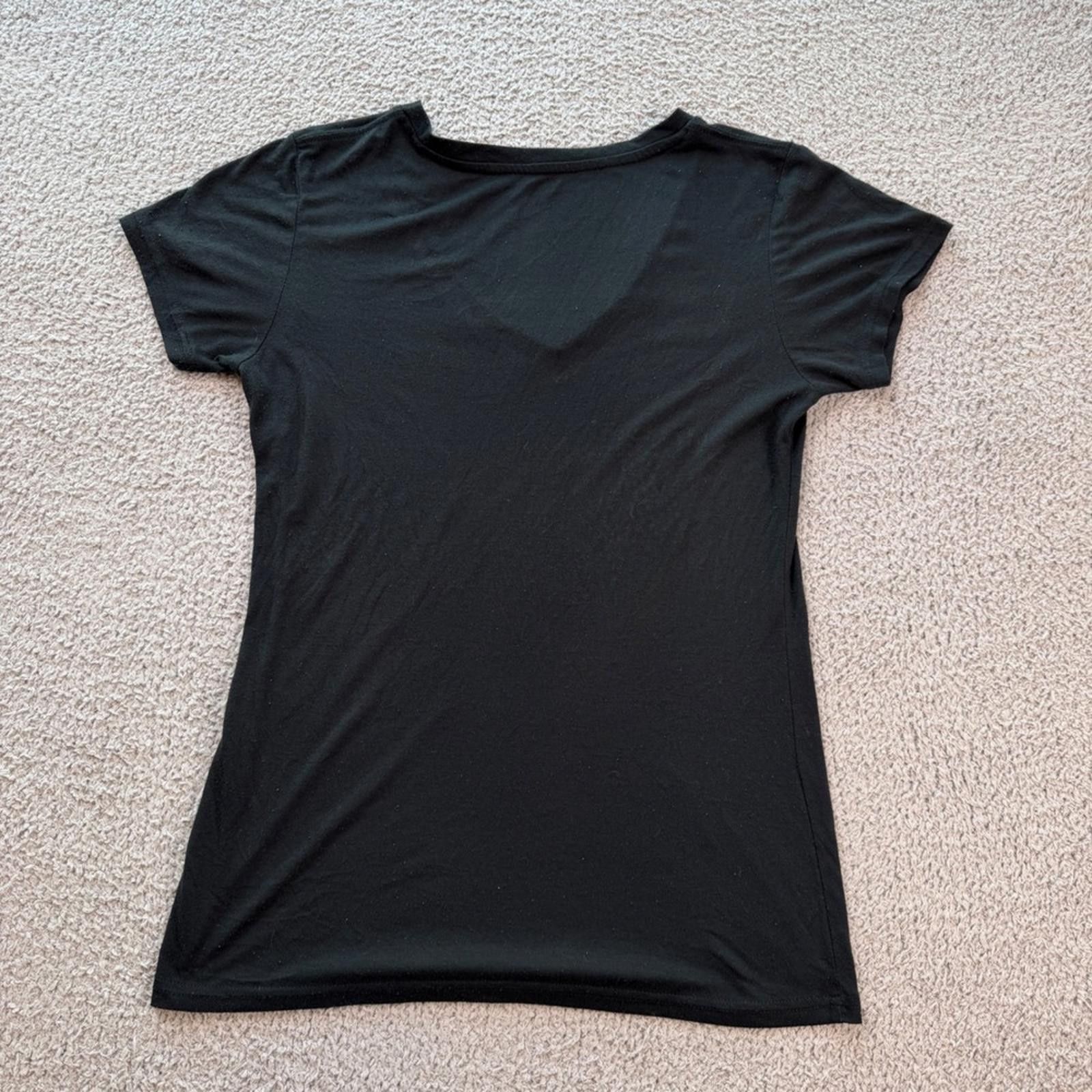 Other UCF Knights Womens Black V-Neck Rhinestone Graphic Tee Large Size L / US 10 / IT 46 - 2 Thumbnail
