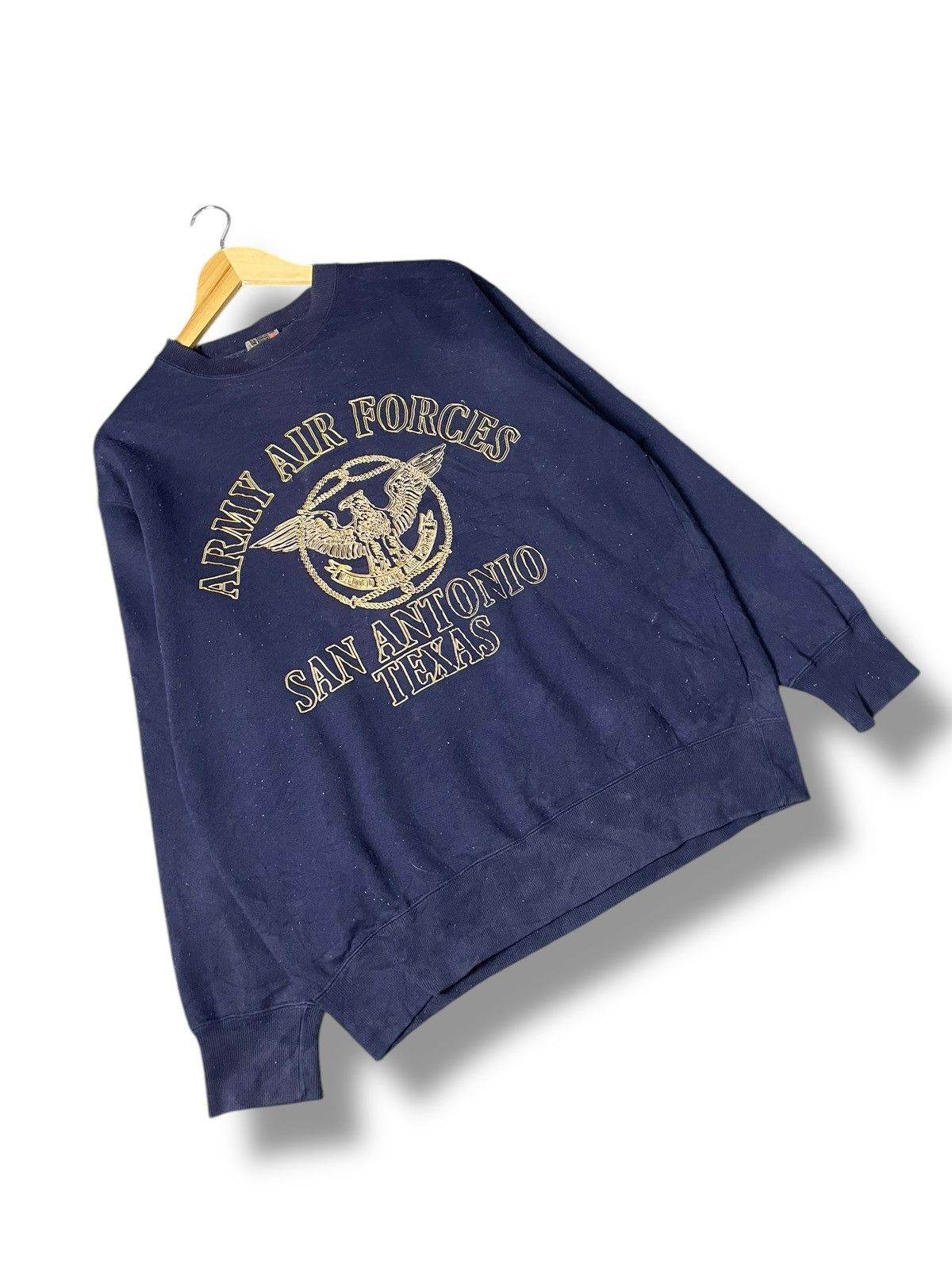 Japanese Brand × Vintage Army AirForce Men’s Sweatshirt (67) Size US L / EU 52-54 / 3 - 4 Thumbnail