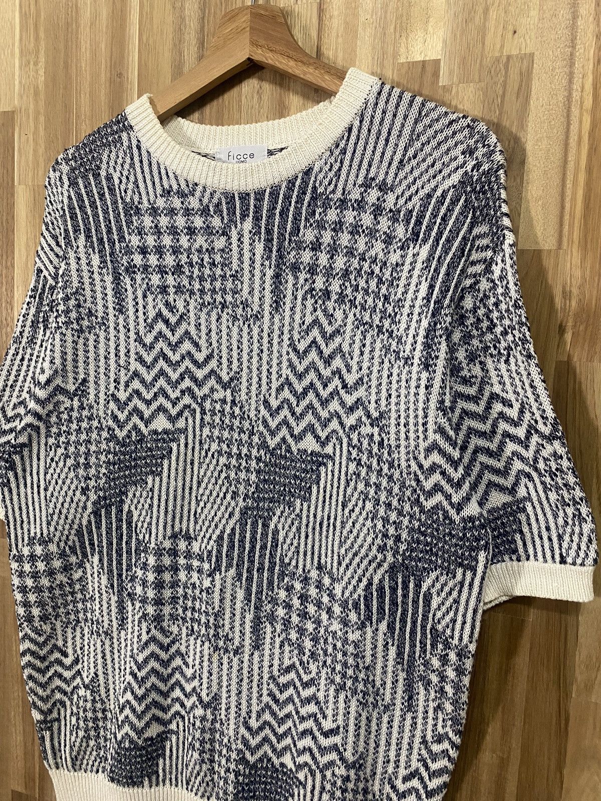 If Six Was Nine × Le Grande Bleu (L.G.B.) × Yoshiyuki Konishi Yoshiyuki Konishi If Six Was Nine LGB style Knitwear Size US L / EU 52-54 / 3 - 3 Thumbnail