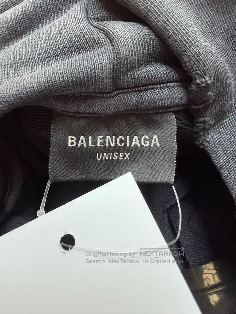Balenciaga Balenciaga Pattern Printed Hooded Long Sleeve Sweatshirt Size US L / EU 52-54 / 3 - 3 Thumbnail