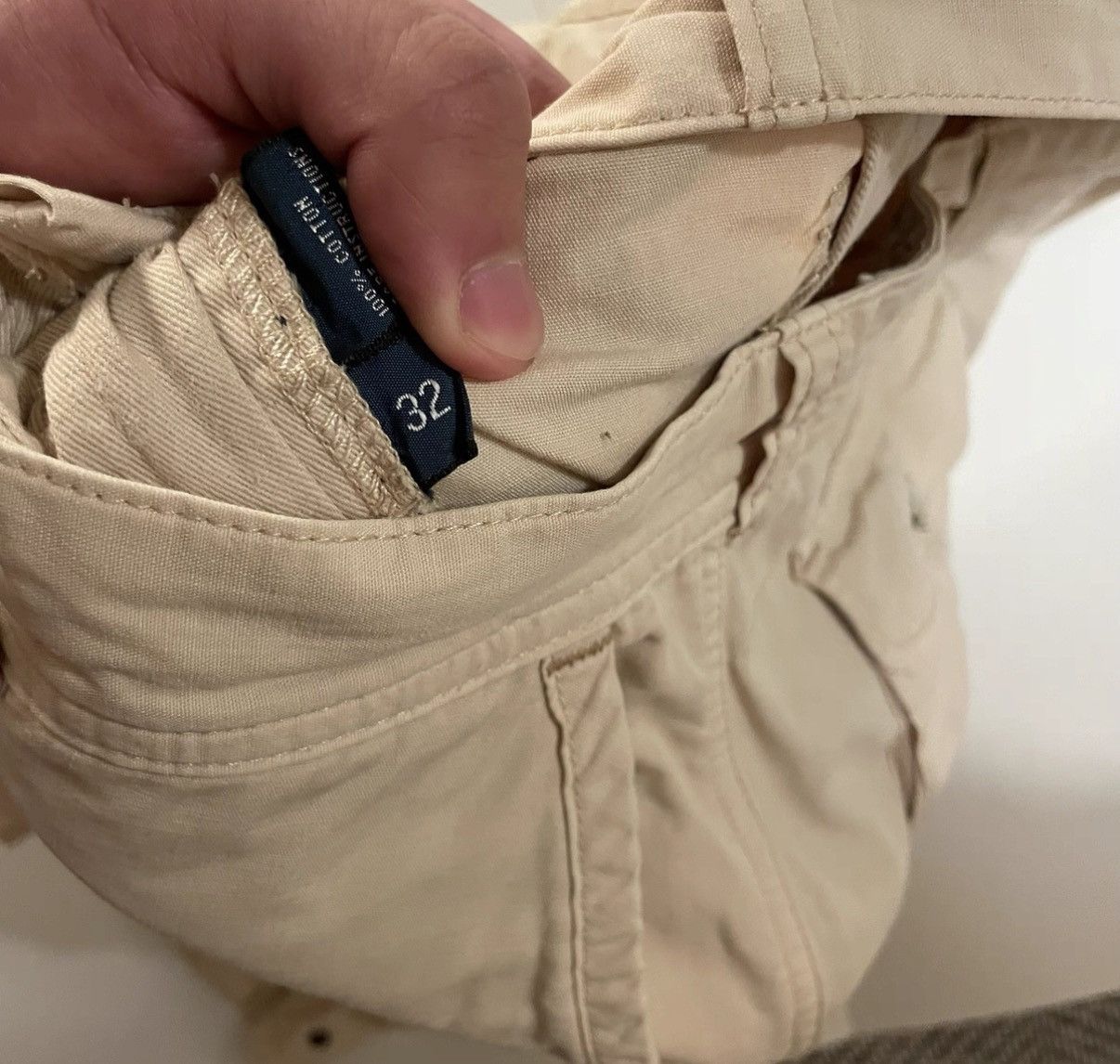 Ralph Lauren Ralph Lauren Light Khaki Cargo Shorts K24 Size US 32 / EU 48 - 7 Thumbnail
