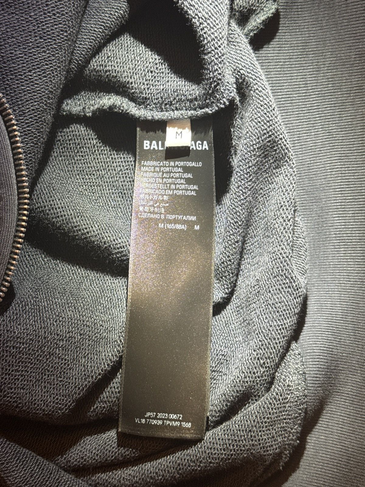 Balenciaga Balenciaga Offshore Zip Up Hoodie Size US M / EU 48-50 / 2 - 6 Thumbnail